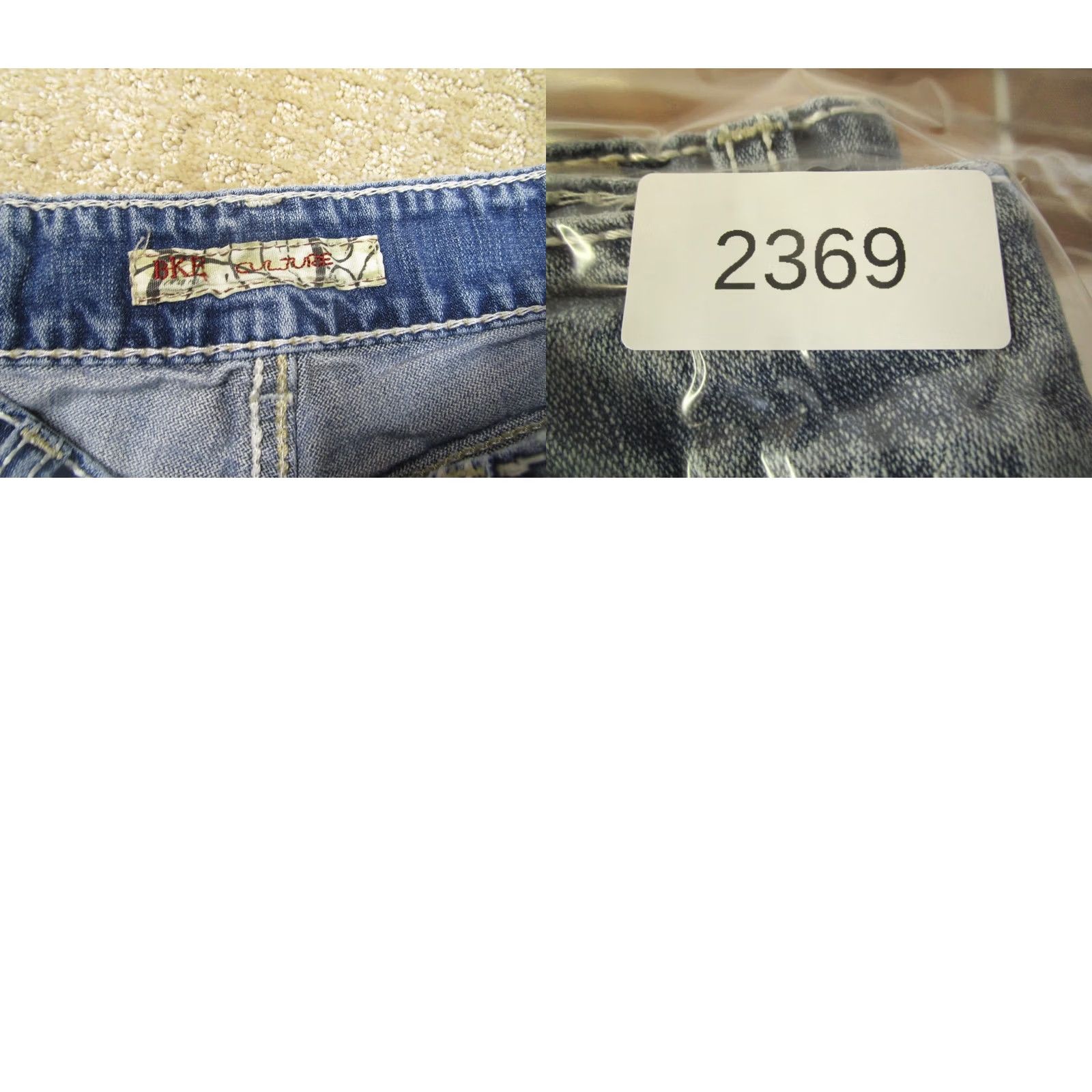 Vintage BKE Shorts 28 Blue Mid Rise Distressed Cut Off Booty Light Wash Denim Women Shorts 28 Size 28" / US 6 / IT 42 - 8 Thumbnail