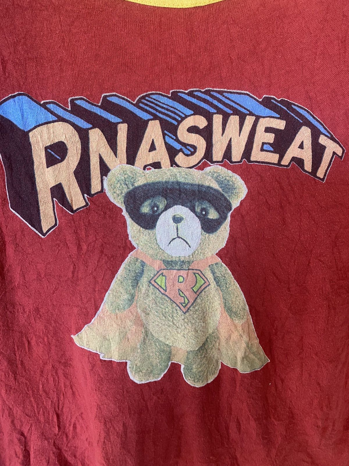 Hysteric Glamour × Japanese Brand RNA DNA bear superhero wide collar tee Size US S / EU 44-46 / 1 - 4 Thumbnail