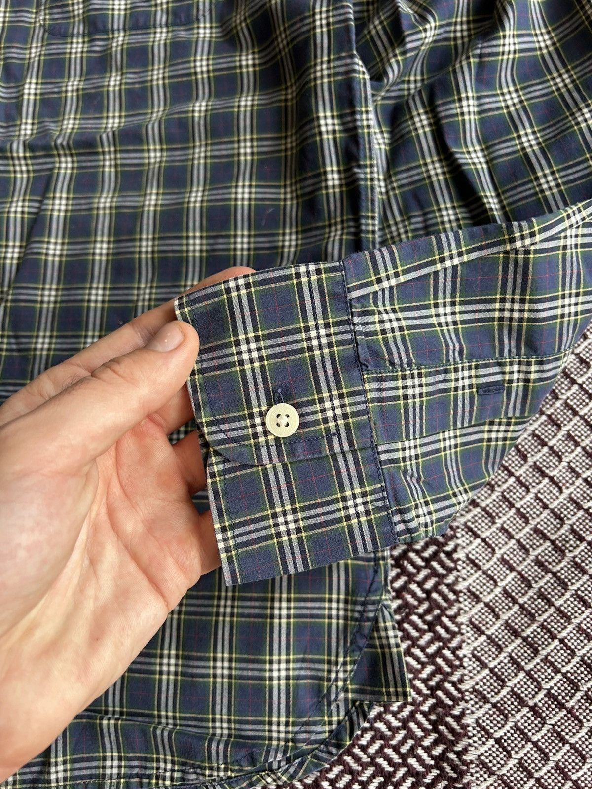 Fred Perry Fred Perry Casual Shirt Green Solid Style Size Small Size US S / EU 44-46 / 1 - 5 Thumbnail