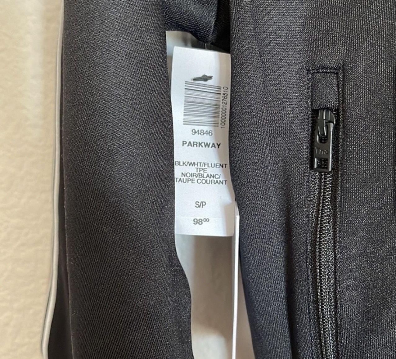 Lululemon Aritza Tna Parkway Zip-Up color in Blk/Wht/Fluent Tpe size S Size S / US 4 / IT 40 - 5 Thumbnail