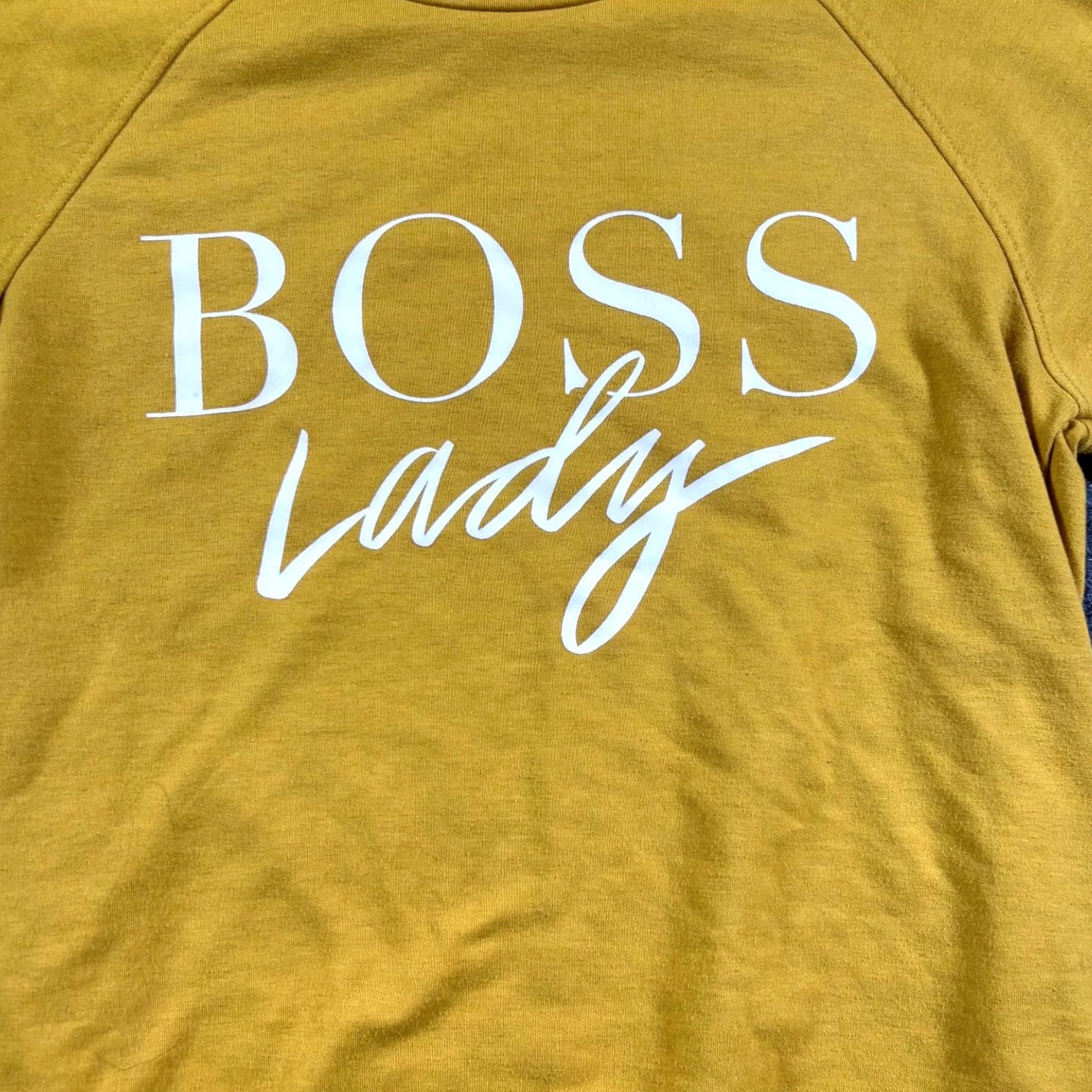 Vintage Bailey's Blossoms Sweatshirt Women XS Yellow Stretch Graphic Boss Lady Oversized Sweatshirt Size XS / US 0-2 / IT 36-38 - 3 Thumbnail