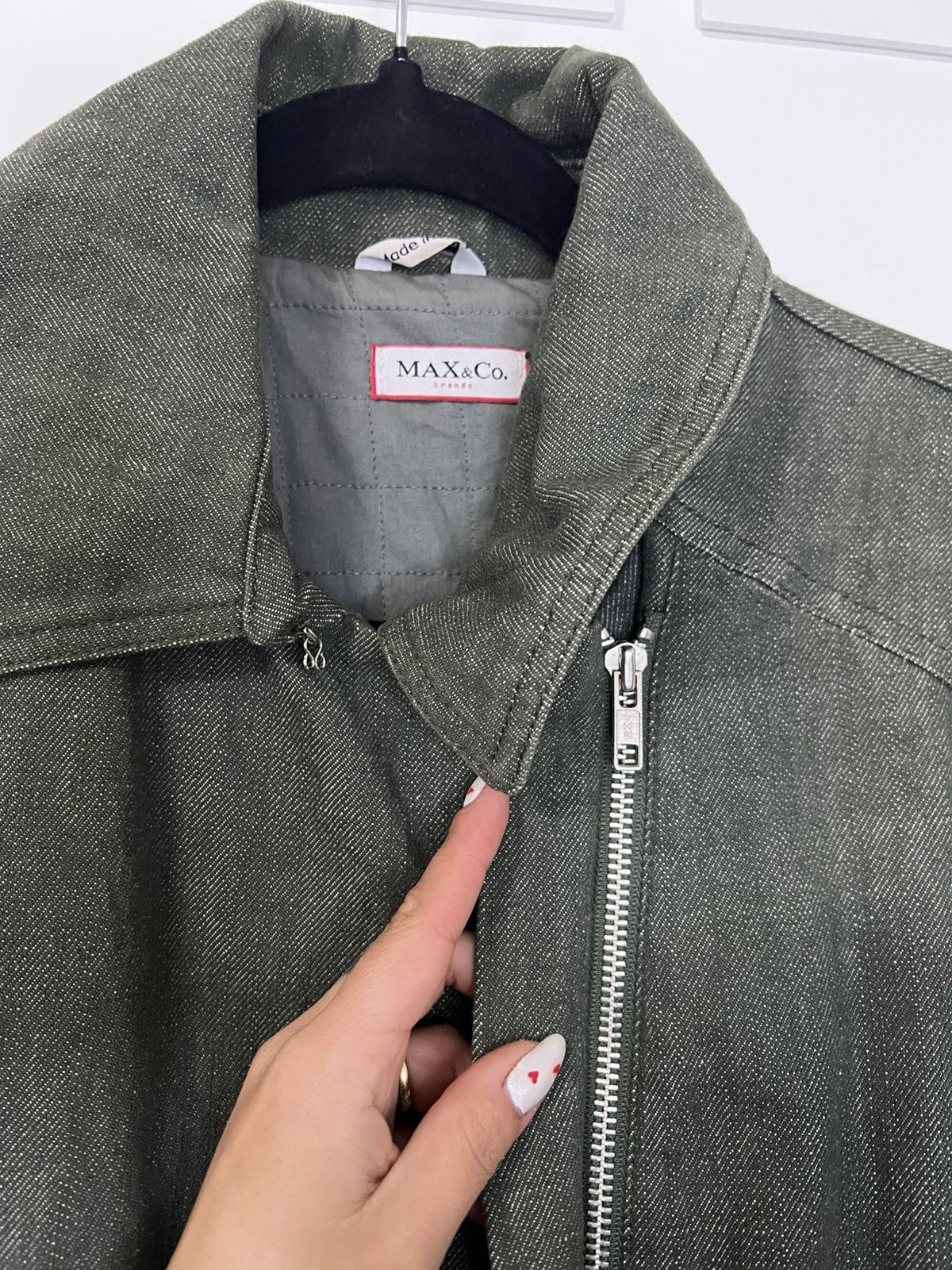 Max Mara Max mara cotton coat green L Size L / US 10 / IT 46 - 3 Thumbnail