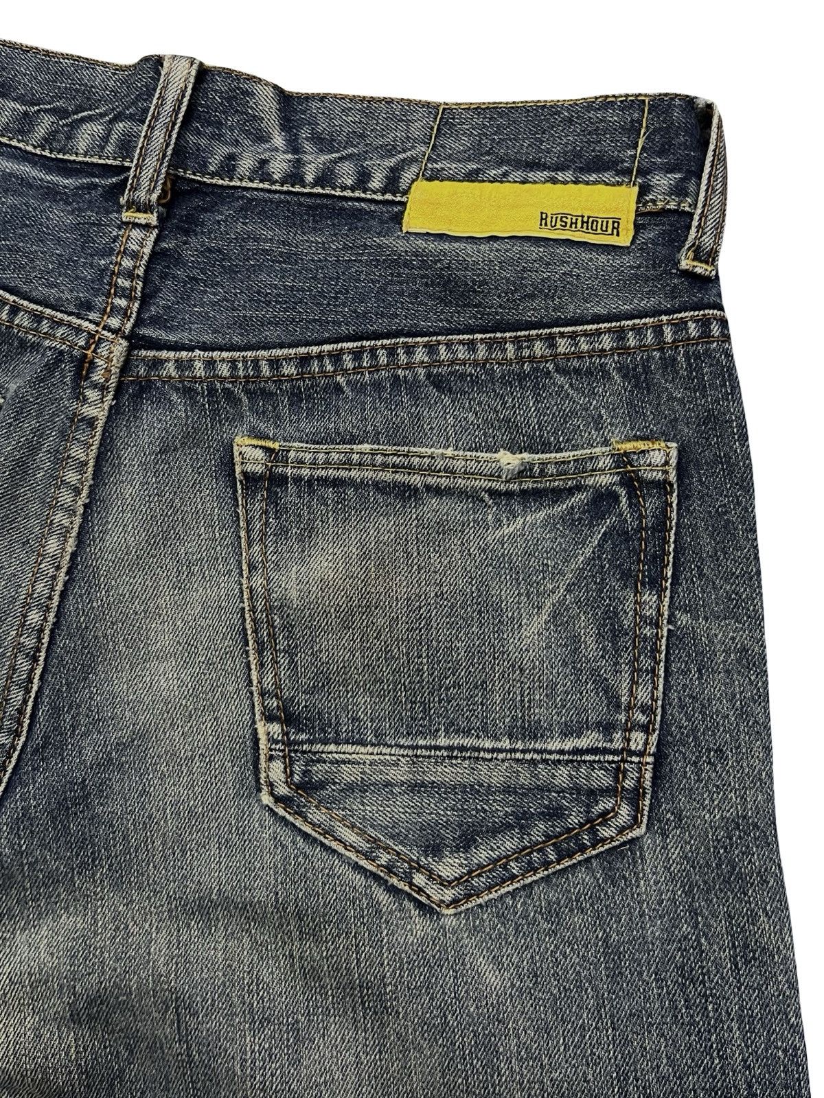 Japanese Brand RUSH HOUR RH-0007 Japanese Selvedge Denim | Heavy Vintage Size US 32 / EU 48 - 10 Thumbnail