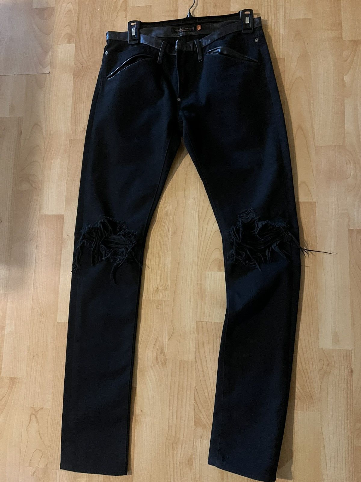 Undercover AW05 Undercover Black Cummerbund Denim sz 1 Size US 28 / EU 44 - 7 Thumbnail