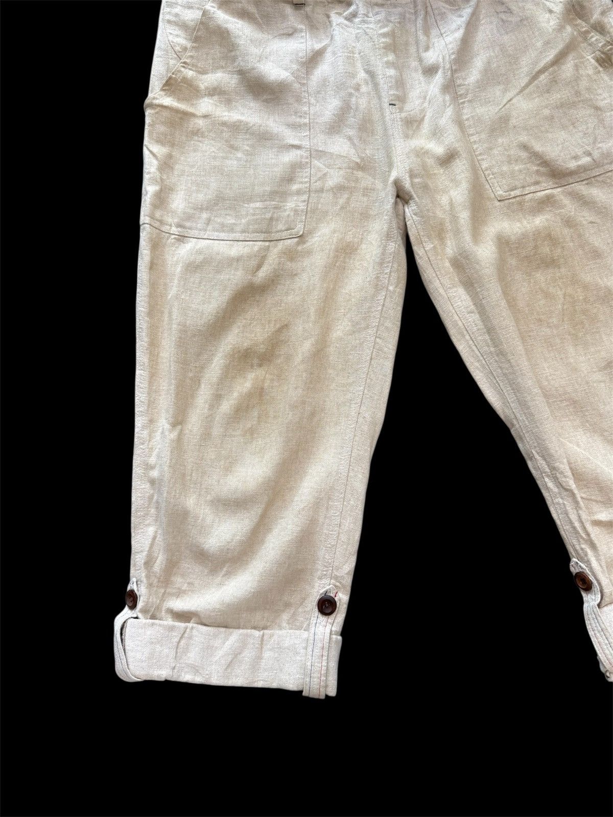 Japanese Brand Japan Brand Vital Monsieur Nicole Vintage Hemp Pants Design Size US 33 - 3 Thumbnail