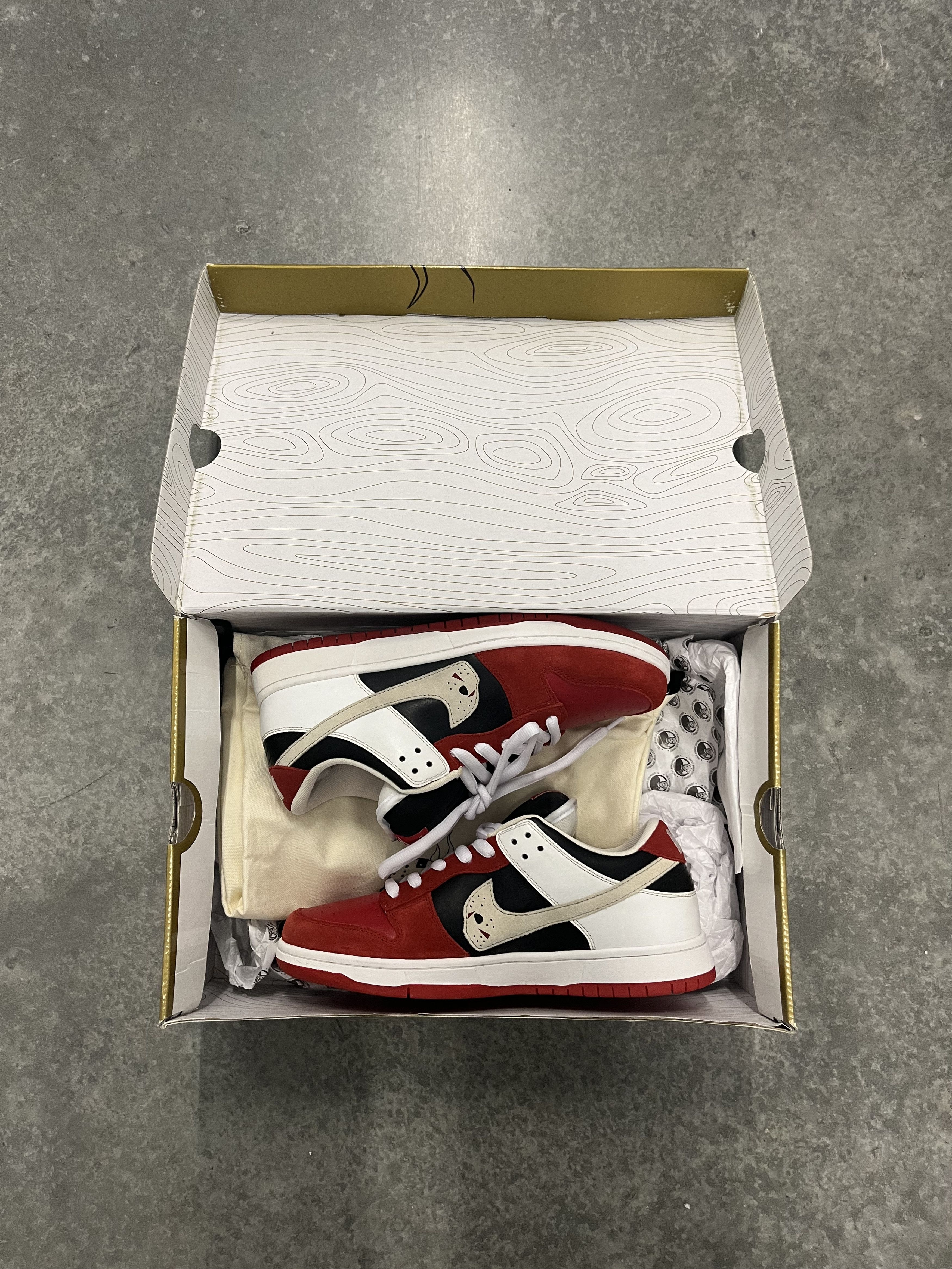 Warren Lotas Warren Lotas Jason SB Dunk Low Red sz 8 Size US 8 / EU 41 - 3 Thumbnail