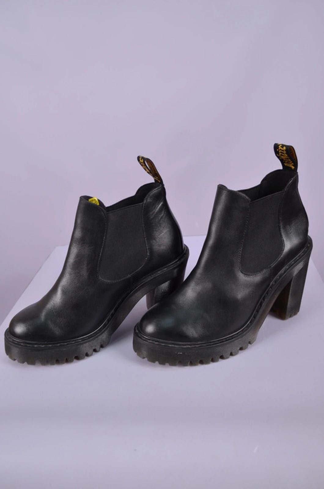Dr. Martens Dr Martens Hurston Leather Heeled Chelsea Ankle Boots Sz 37 Size US 6 / IT 36 - 5 Thumbnail
