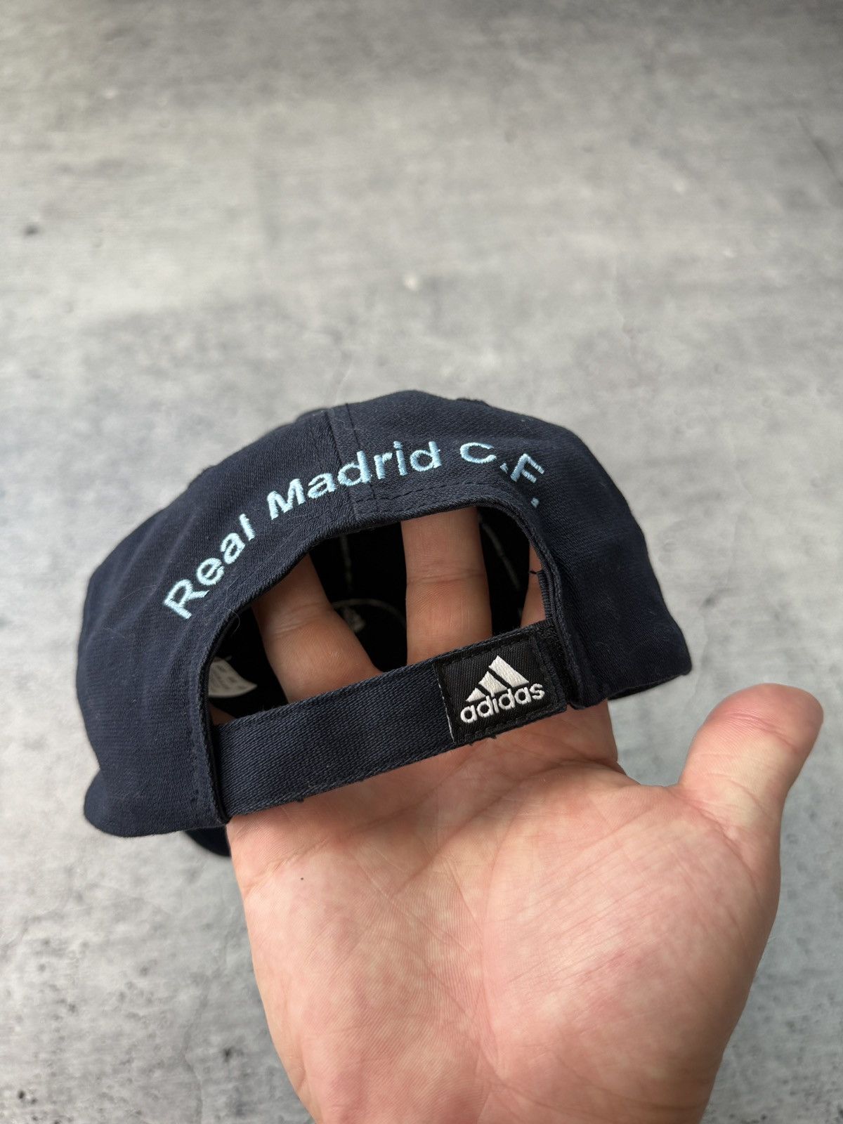 Adidas Vintage Adidas Real Madrid cap Size ONE SIZE - 4 Thumbnail