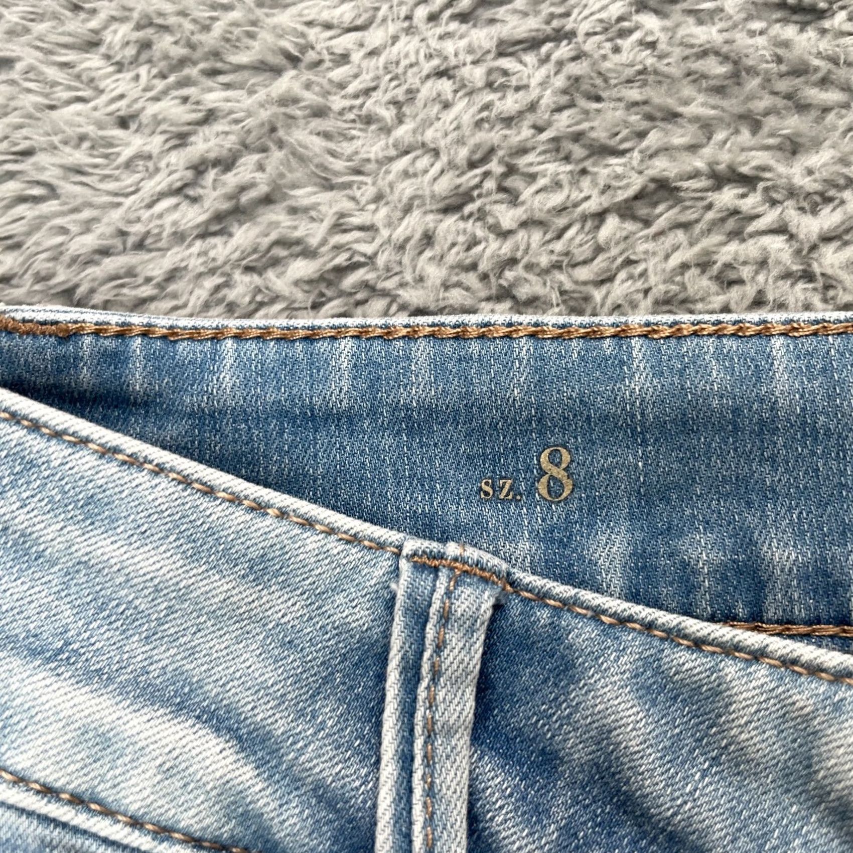 White House Black Market White House Black Market Jeans Womens 8 Blue The Skimmer Skinny Ankle Zip Pant Jeans Size 30" / US 8 / IT 44 - 6 Thumbnail