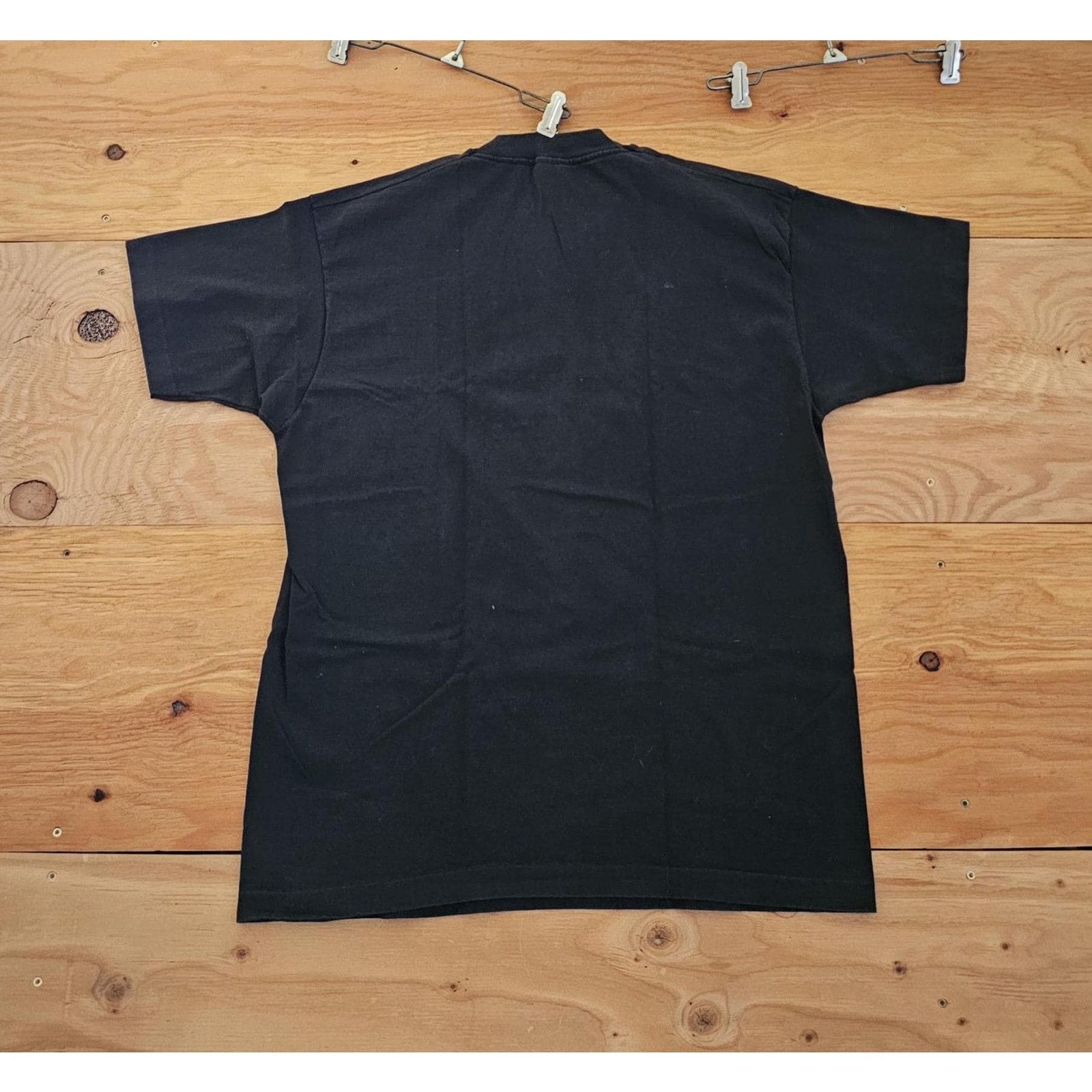 Fruit Of The Loom 90s De Colores Chicken Rooster Black T-shirt Sz XL Size US XL / EU 56 / 4 - 3 Thumbnail