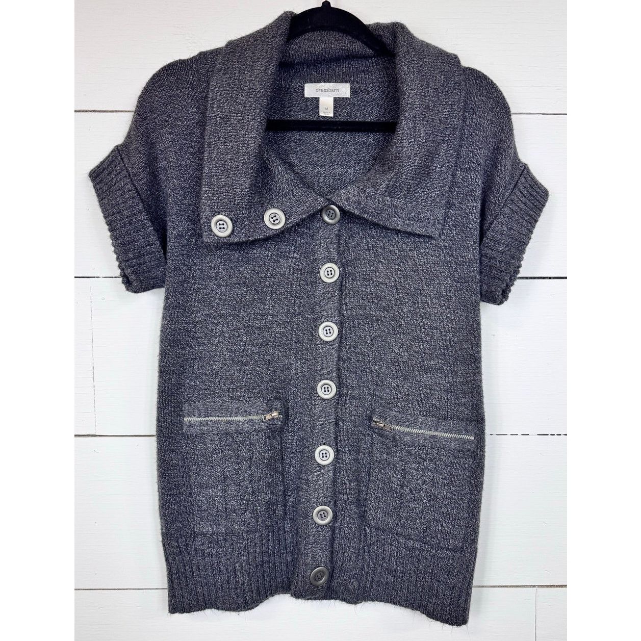 Other Dressbarn Short Sleeve Sweater Women's Size Medium Size M / US 6-8 / IT 42-44 - 1 Thumbnail