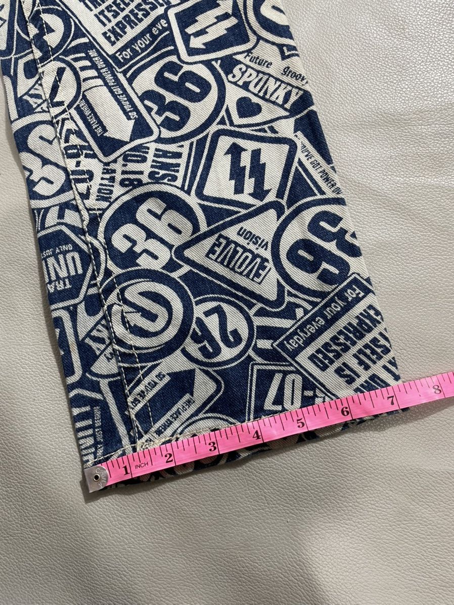 Hysteric Glamour Statement spell out printed Jeans hysteric style Size US 32 / EU 48 - 12 Thumbnail