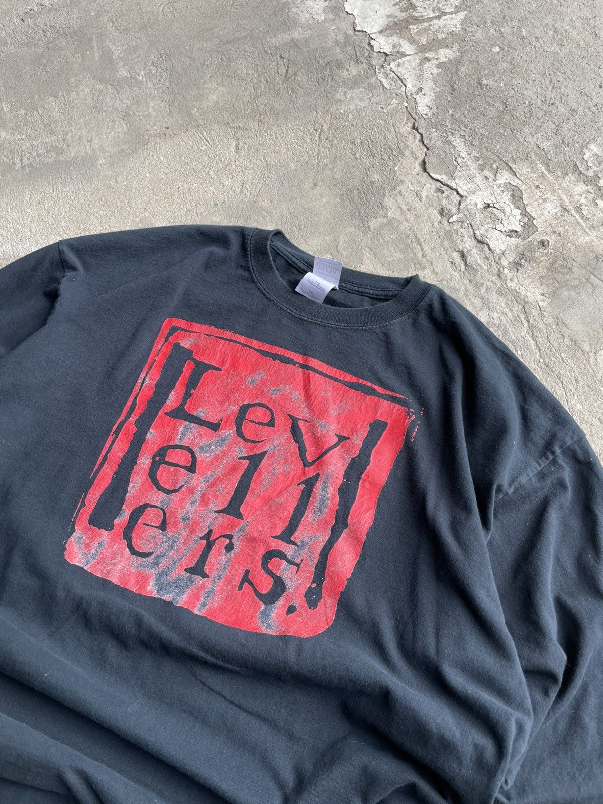Band Tees × Vintage Vintage 90's Levellers Black Long Sleeve Shirt (Pink Floyd) Size US XXL / EU 58 / 5 - 10 Thumbnail