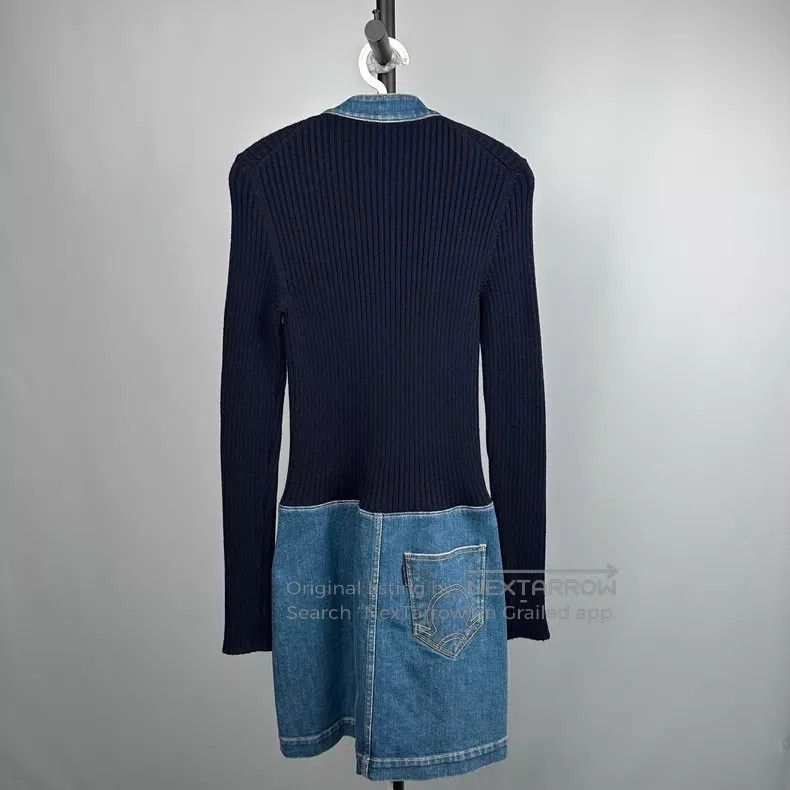 Louis Vuitton Louis Vuitton Blue metallic monogrammed logo button-panele Size XS / US 0-2 / IT 36-38 - 2 Thumbnail