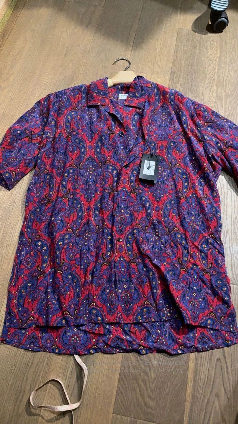 Other Saint Laurent Red Blue Stripe Short Sleeve Shirt. Size US M / EU 48-50 / 2 - 1 Thumbnail