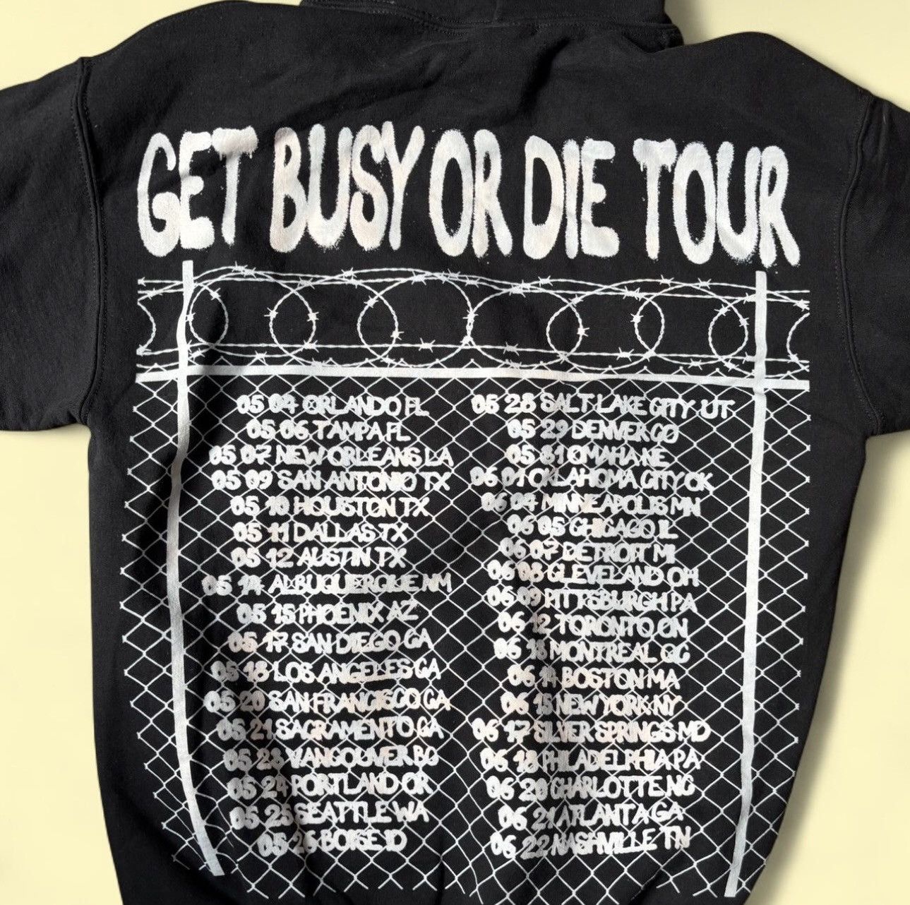Other $not “Don't Get Lost Mosh Pit” Get Busy or Die Tour hoodie Size US M / EU 48-50 / 2 - 4 Thumbnail