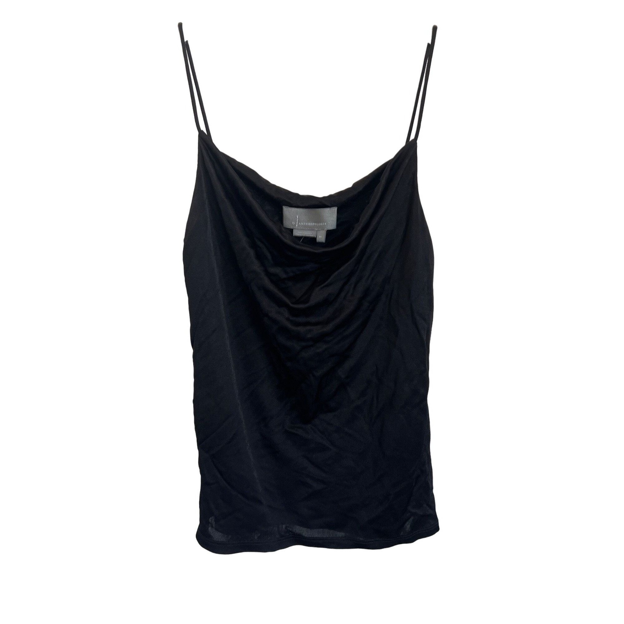 Anthropologie Anthropologie Claremont Draped Cami Black Cowl Neck Size XS / US 0-2 / IT 36-38 - 5 Thumbnail