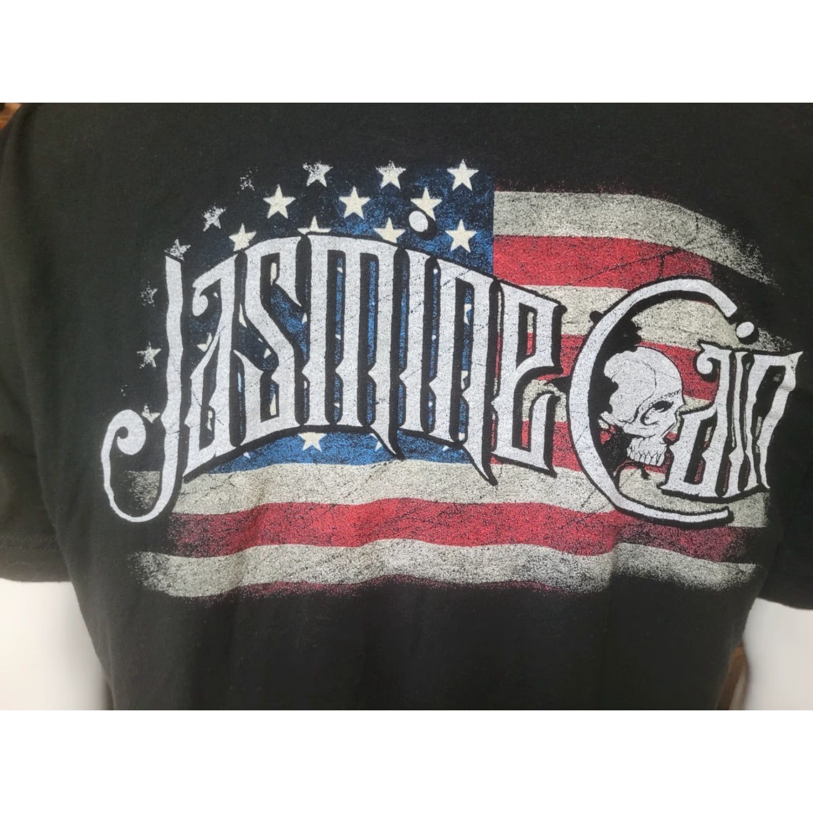Tultex Jasmine Cain Band T Shirt XL Black Mens USA Size US XL / EU 56 / 4 - 4 Thumbnail