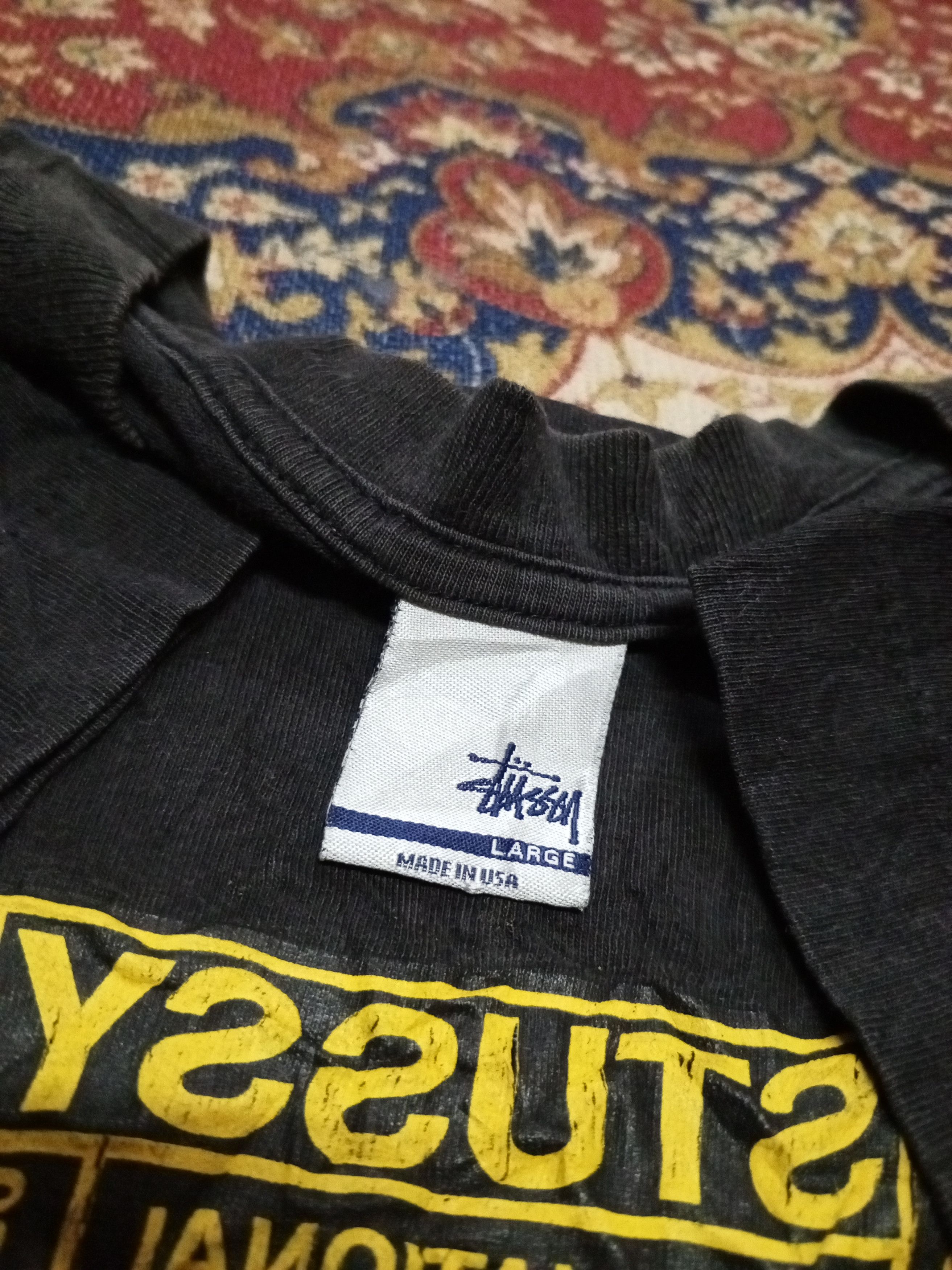 Stussy 💥vtg90s stussy box logo rare 💥 Size US L / EU 52-54 / 3 - 9 Thumbnail