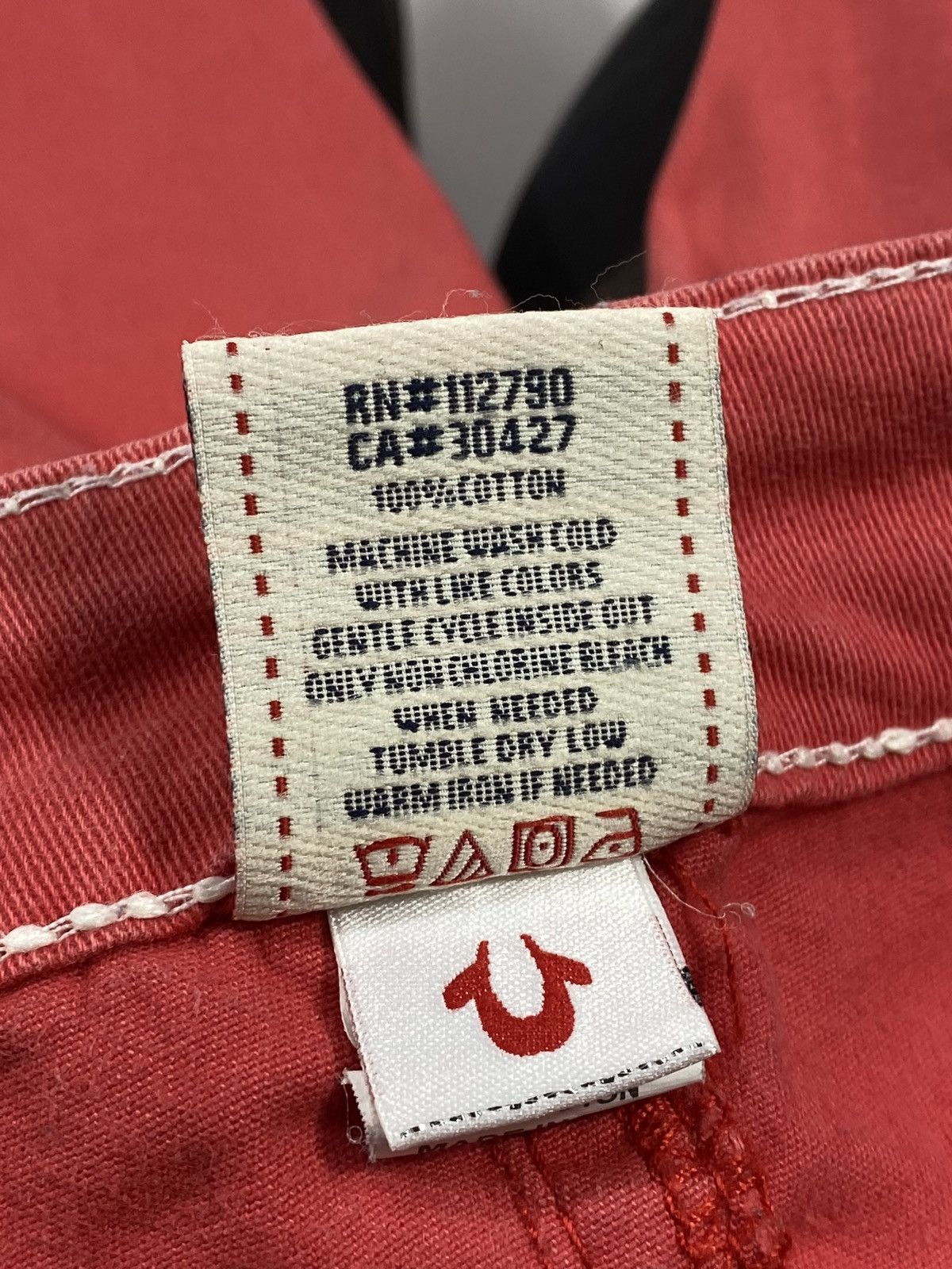 True Religion 🔥LASTDROP🔥 Y2K True Religion Geno Low Rise Coral Pink Pants Size 31" - 17 Thumbnail