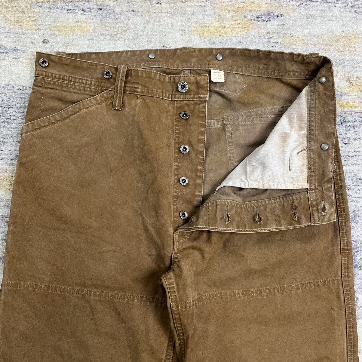 RRL Ralph Lauren Rrl Double Rl canvas double knee buckle back work pants Size US 34 / EU 50 - 6 Thumbnail