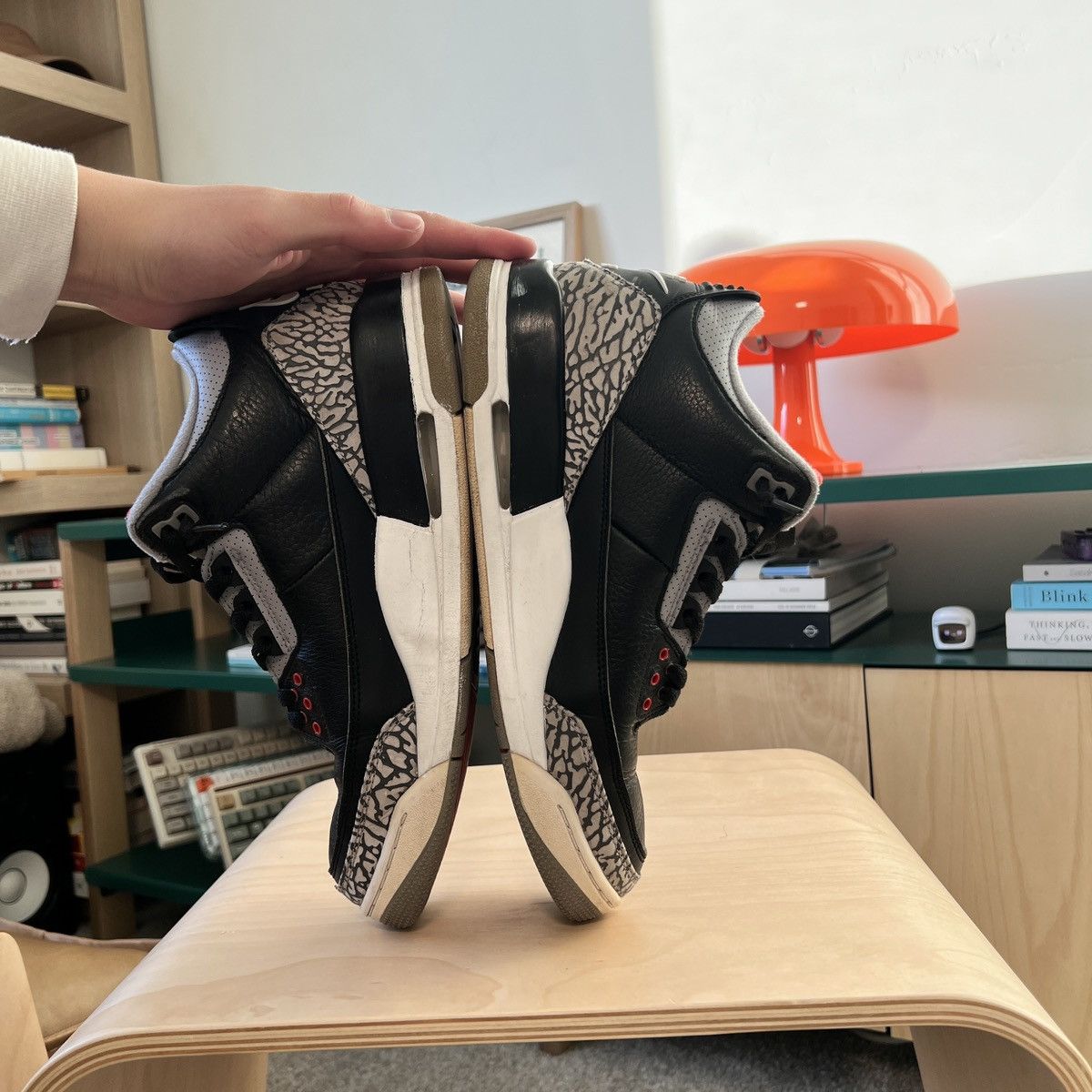 Jordan Brand Air Jordan 3 Black Cement Size US 10 / EU 43 - 7 Thumbnail