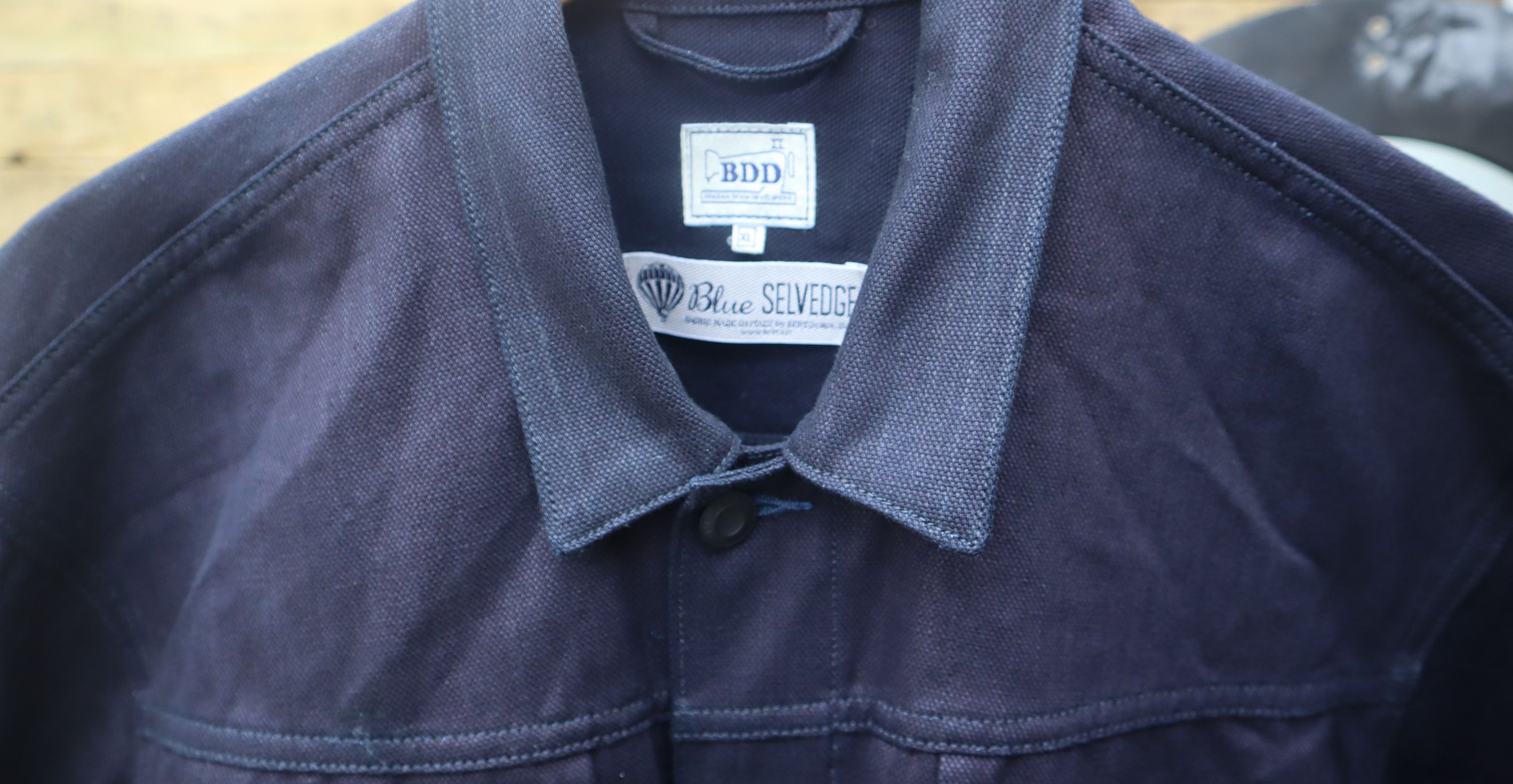 Benzak Denim Developers BDJ 01 Indigo over black pleated type 2 Size US XL / EU 56 / 4 - 5 Thumbnail