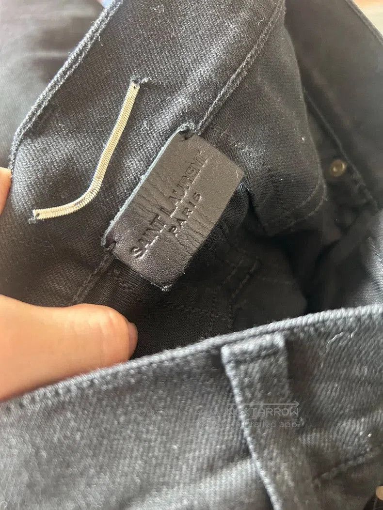 Saint Laurent Paris Saint Laurent Slim Fit Denim Jeans. Size US 33 - 6 Thumbnail