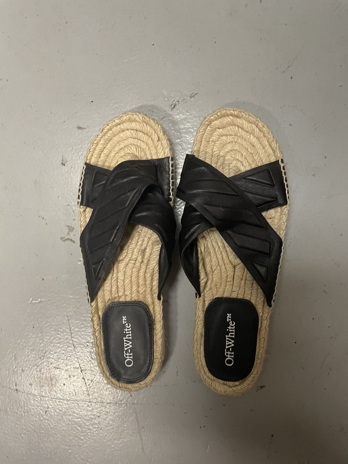 Off-White Off white beach slippers Size US 8 / EU 41 - 1 Thumbnail