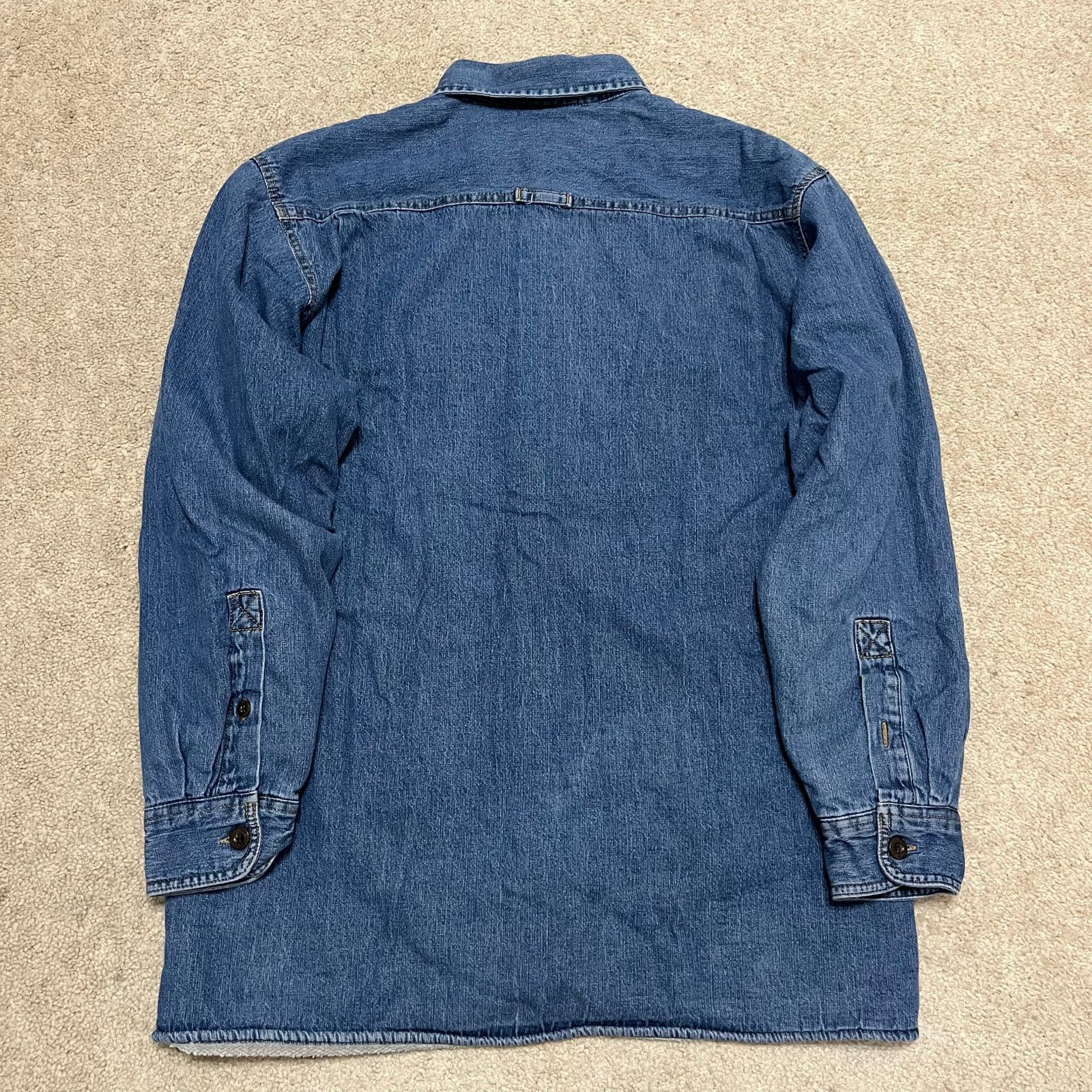 Levi's Levi’s Blanket Sherpa Lined White Fur Denim Jean Jacket M Size US M / EU 48-50 / 2 - 2 Thumbnail