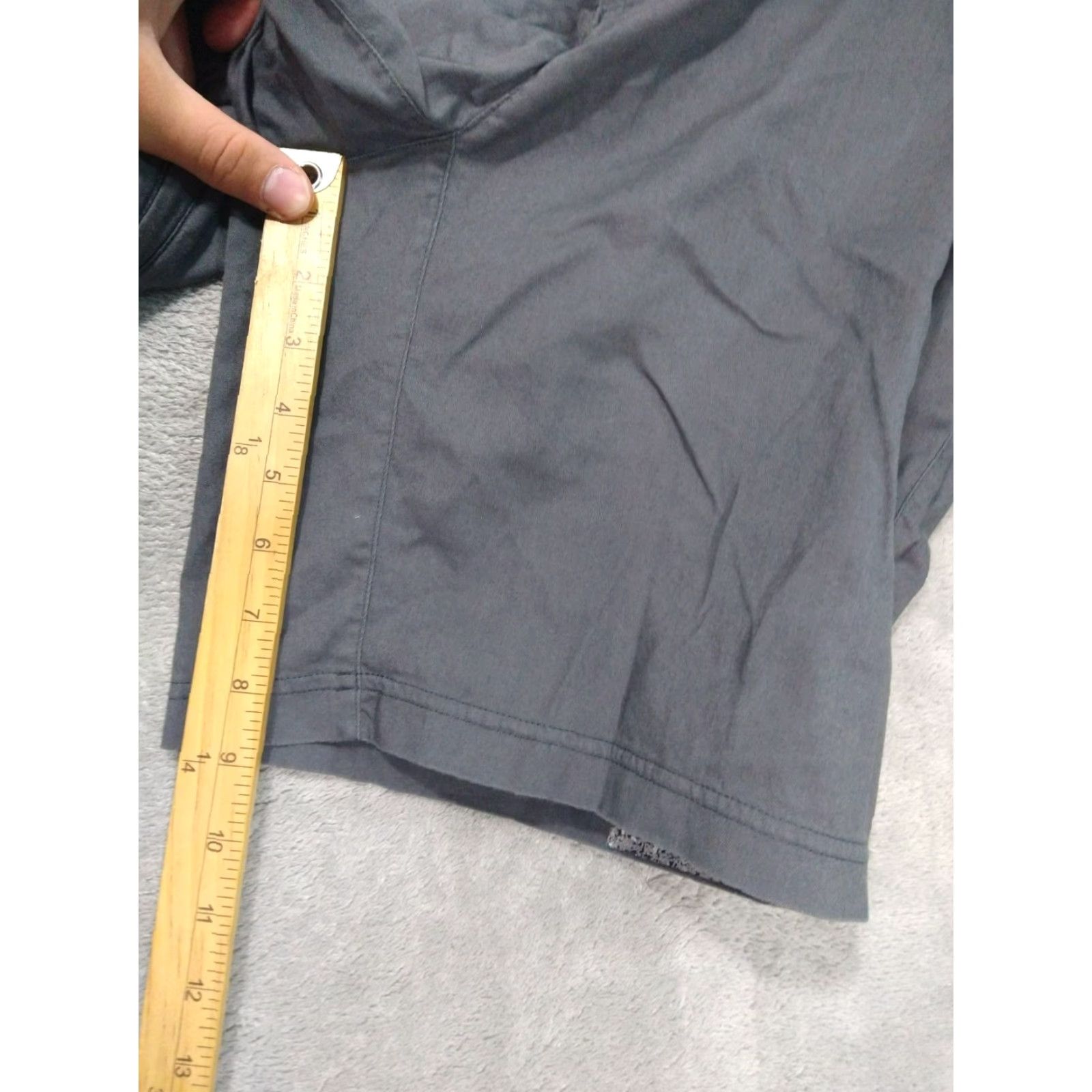 PEARL iZUMi Pearl Izumi Shorts Mens 38 Gray Cycling Cotton Nylon Flat Front Stretch Shorts Mens Regular 5-Pocket Gray Outdoor Sports 90s? Size US 38 / EU 54 - 5 Thumbnail