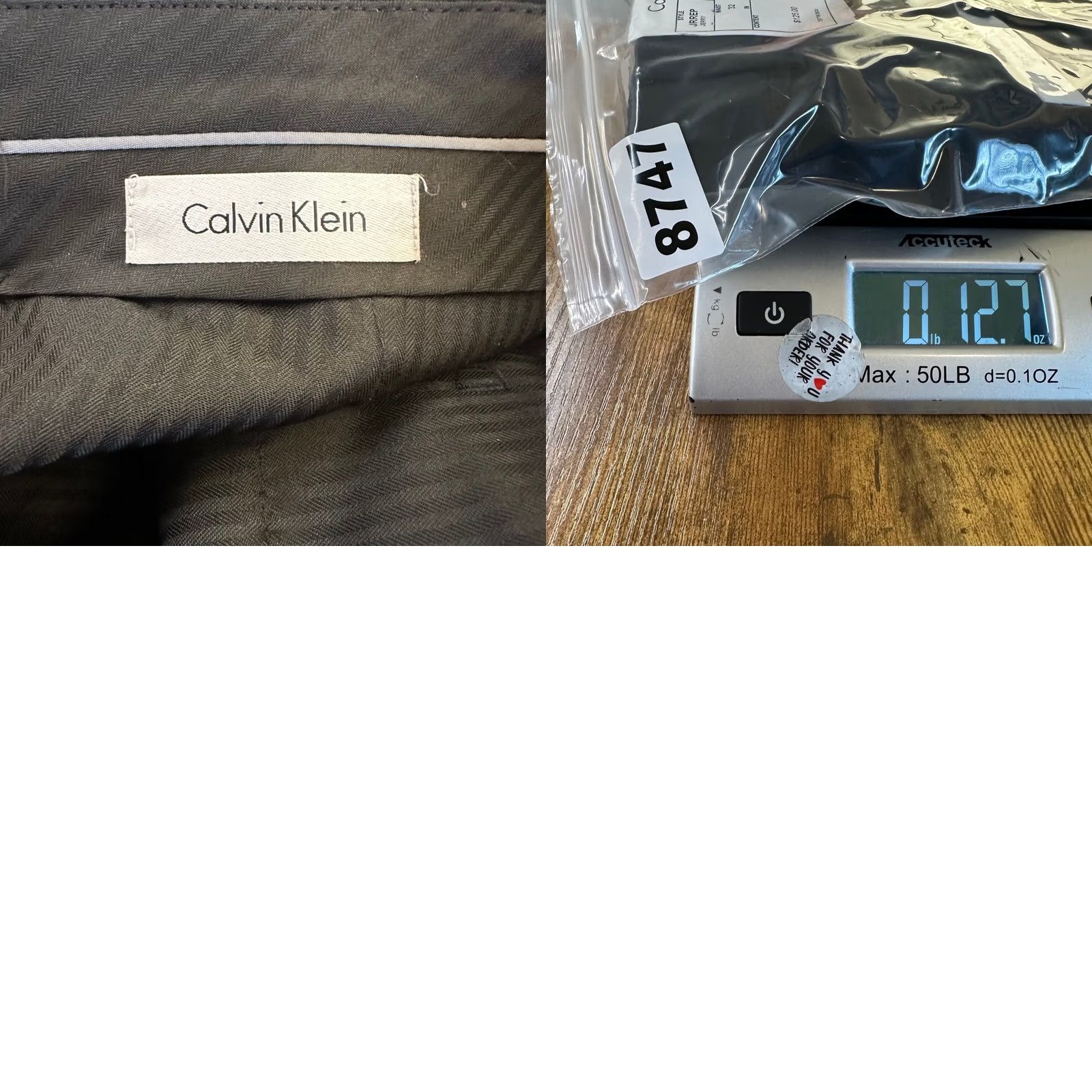Calvin Klein Calvin Klein Jerry Slim Fit Black Wool Blend Dress Pants 32x34 NWT JRREP Size US 32 / EU 48 - 8 Thumbnail