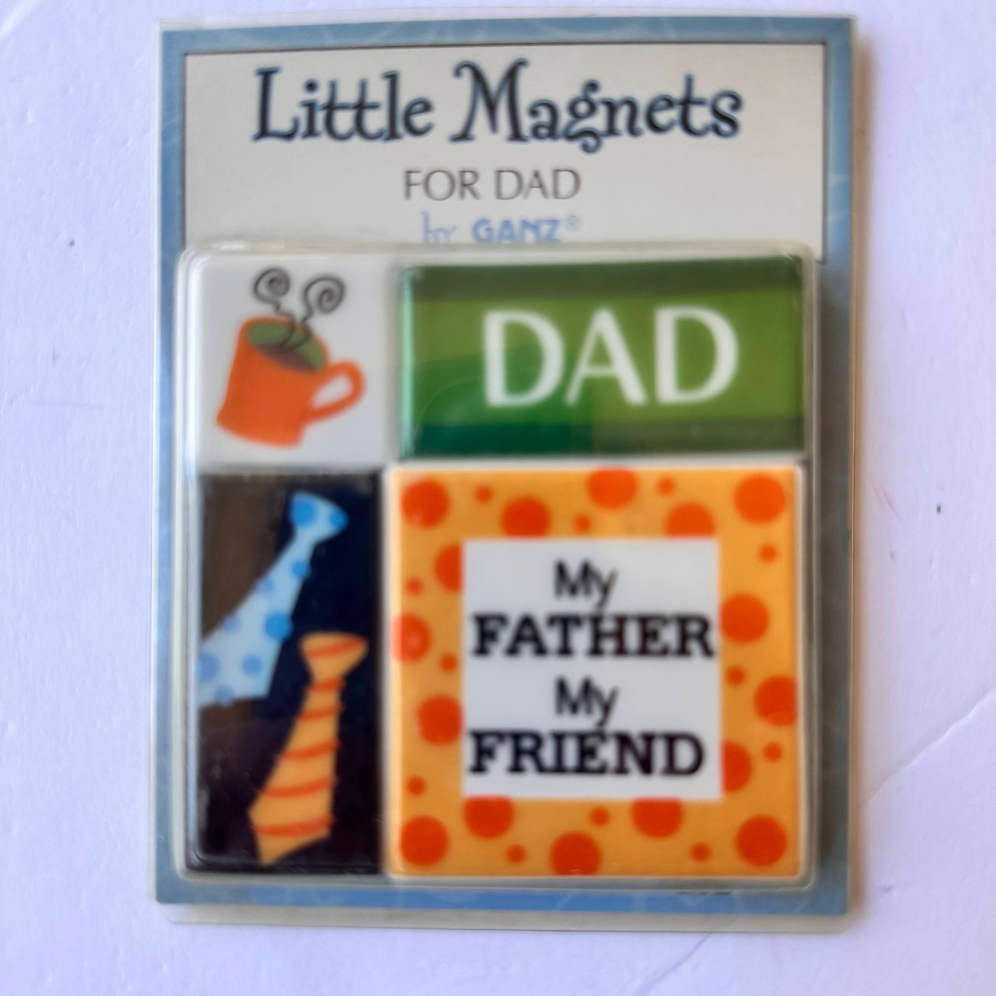 Vintage VTG Ganz Little Magnets For Dad Fathers Day Golf Ceramic 4 P Size ONE SIZE - 1 Thumbnail