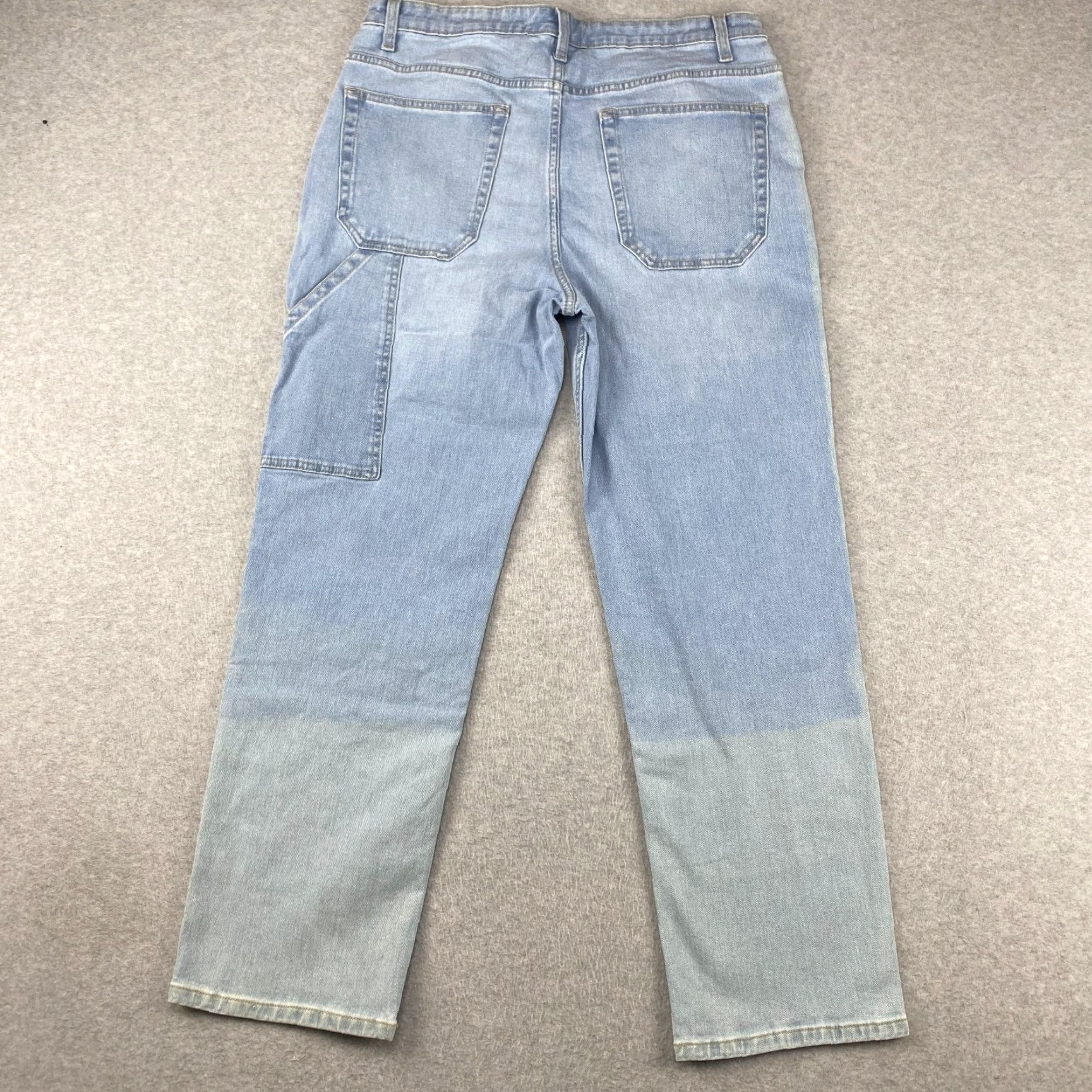 Essentials Amazon Jeans Mens 34X30 Blue Slim Straight 5-Pocket Denim Stretch Pockets Modern Regular Size US 34 / EU 50 - 2 Thumbnail