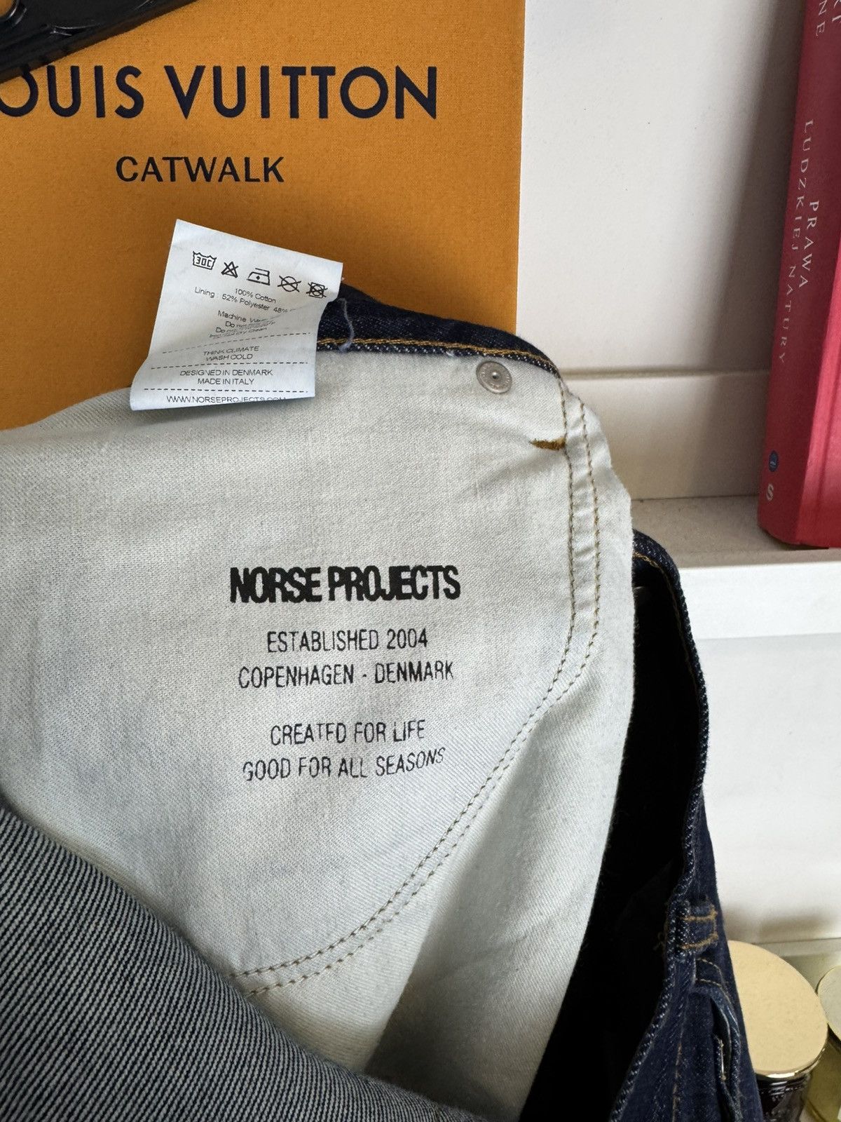Norse Projects Norse Project raw denim pants denim casual Japanese brand Size US 36 / EU 52 - 4 Thumbnail