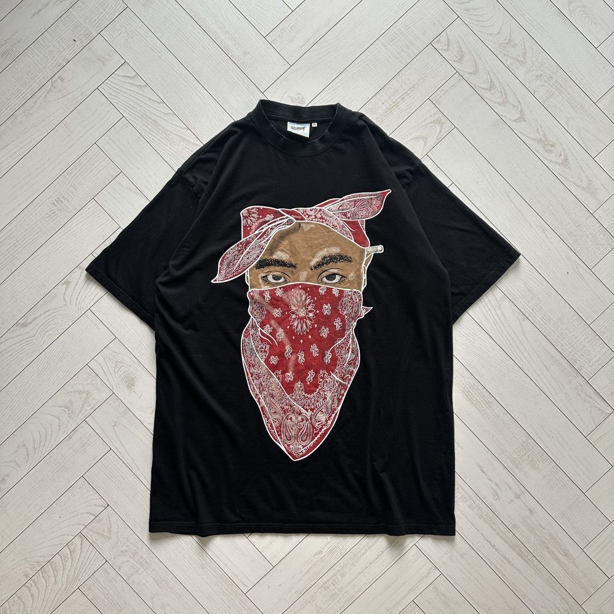 Rap Tees Vintage 00s Redrum Tupac Heavyweight OG Rap tee Gangsta 4XL Size US XXL / EU 58 / 5 - 2 Thumbnail