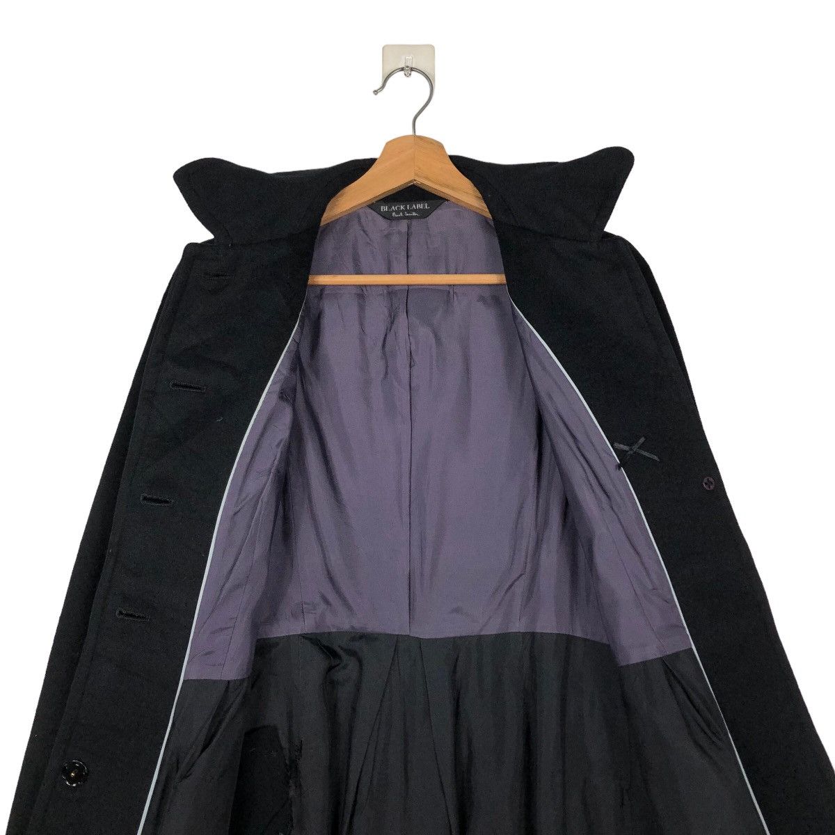 Japanese Brand 🔥Paul Smith Black Label Wool Long Jacket Herringbone Size US M / EU 48-50 / 2 - 14 Thumbnail