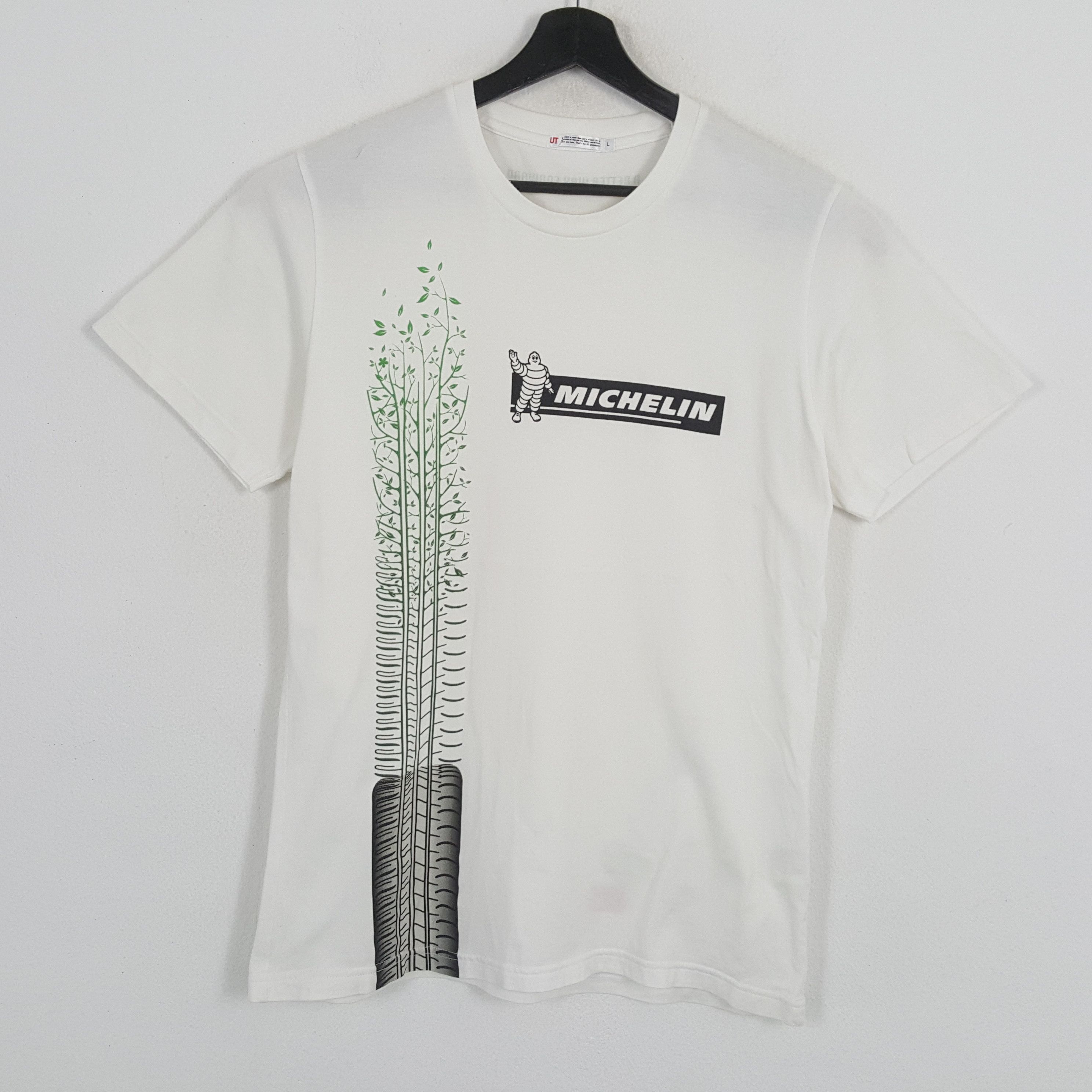 Japanese Brand MICHELIN Tires Brand Motorsports Tshirt Size US M / EU 48-50 / 2 - 1 Thumbnail