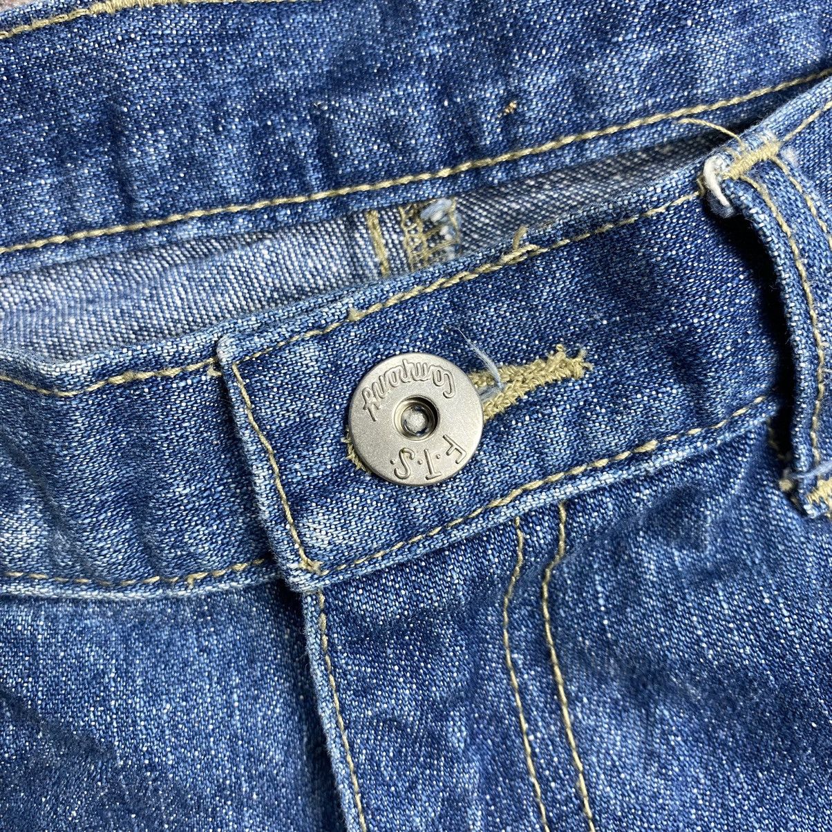 Hysteric Glamour × Japanese Brand F.t.s Company Hagi patchwork flared denim pants Size US 27 - 7 Thumbnail