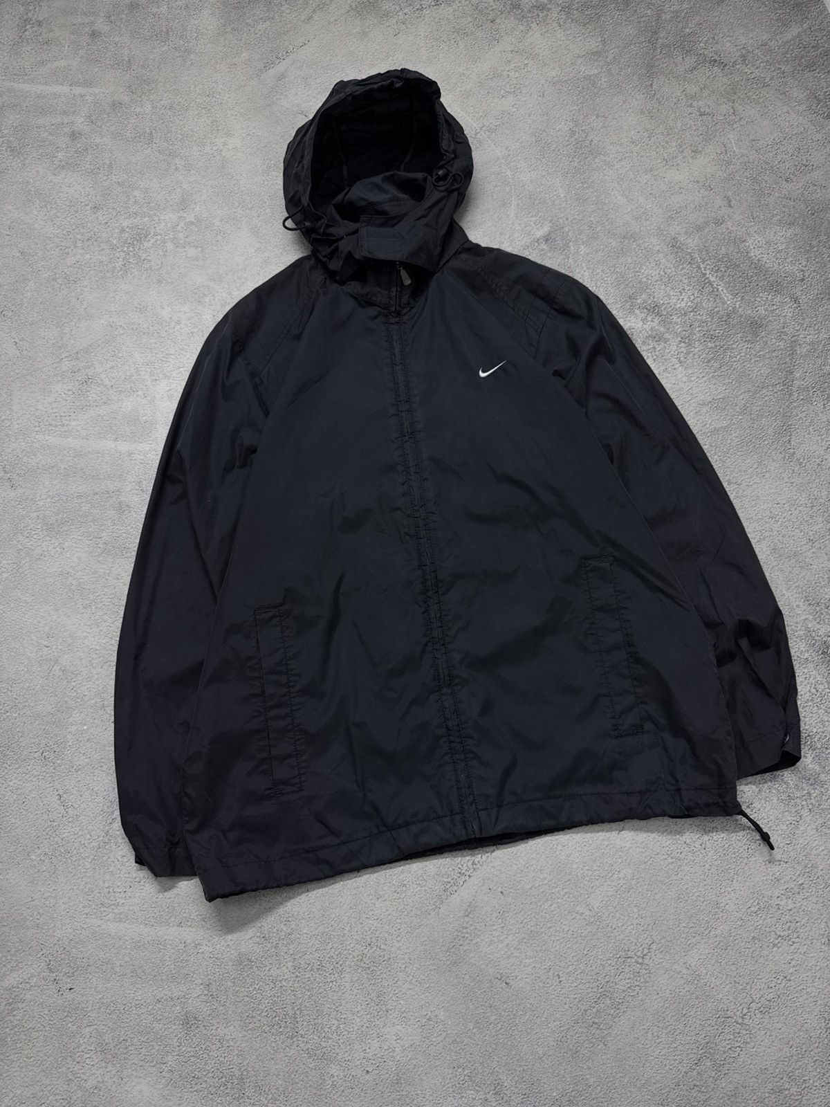 Nike Vintage Y2K Nike Nylon Mini Logo Jacket 00’s Size US M / EU 48-50 / 2 - 1 Thumbnail