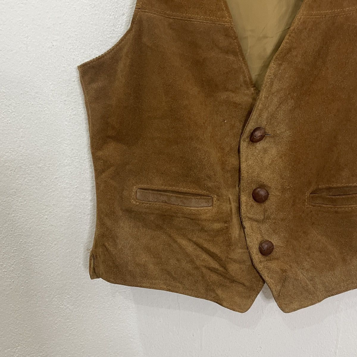 Schott Vintage 80s Schott N.Y.C Leather Sleeveless Jacket Size US S / EU 44-46 / 1 - 3 Thumbnail