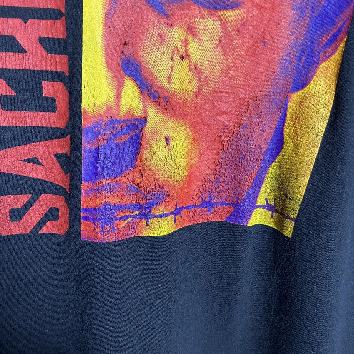 Vintage Vintage Scared Art T-Shirt Size US XL / EU 56 / 4 - 6 Thumbnail