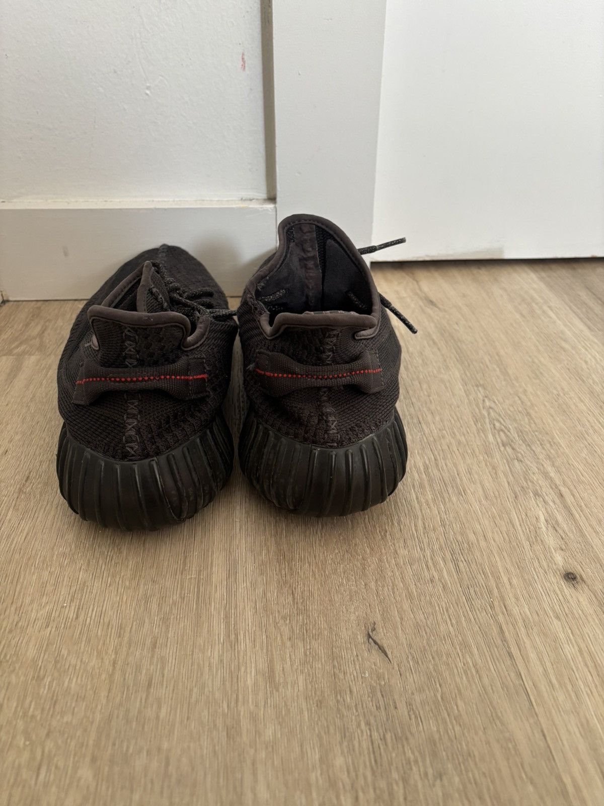 Yeezy Addidas Yeezy 350 V2 Black Non-Reflective Size US 12 / EU 45 - 4 Thumbnail