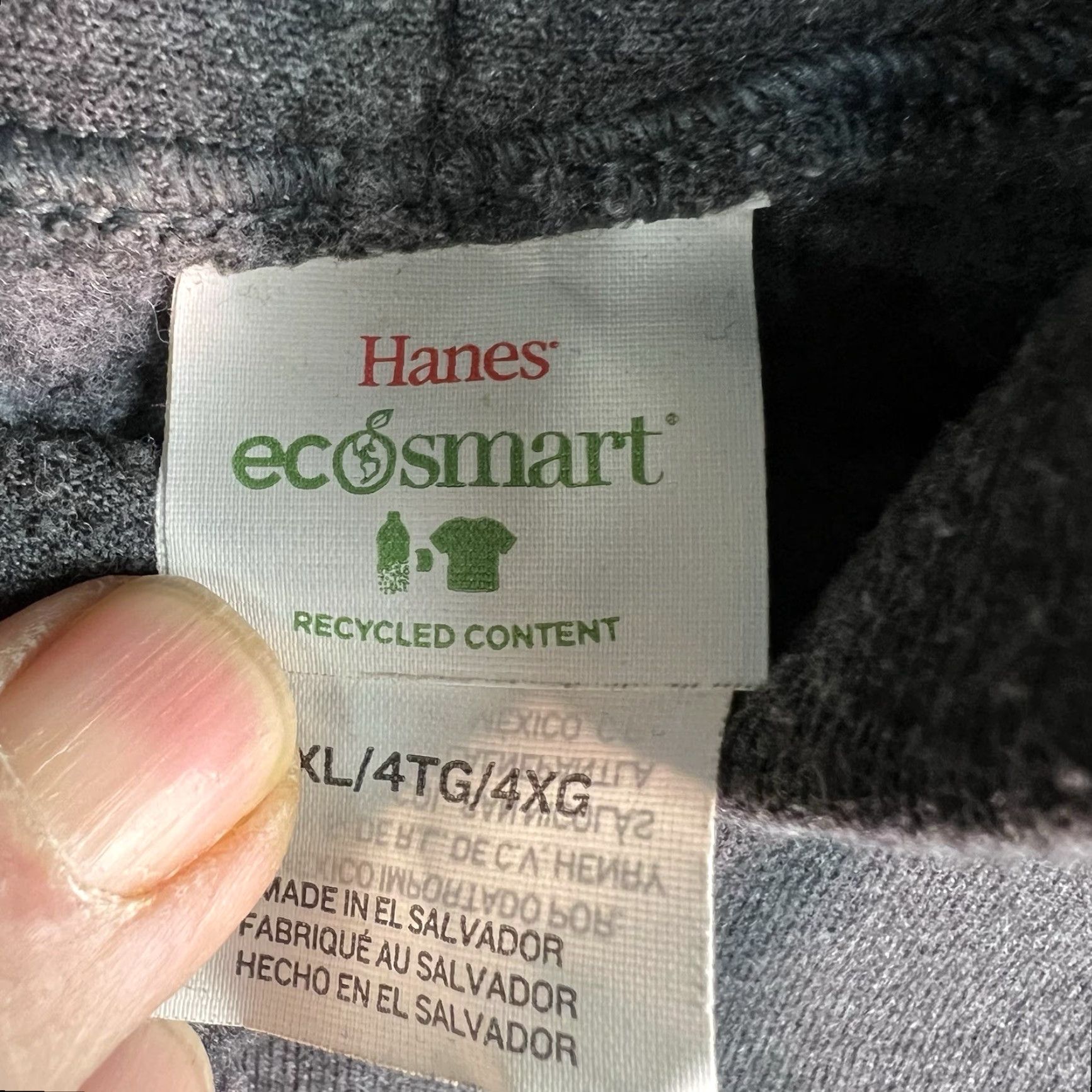 Hanes Hanes Eco-Smart Pullover Hooded Sweatshirt Men’s 4XL Gray Shirt Mens 4XL Hooded Sweatshirt Hanes Eco-Smart Pullover Hooded Sweatshirt Gray 4XL Mens Size US XXL / EU 58 / 5 - 4 Thumbnail