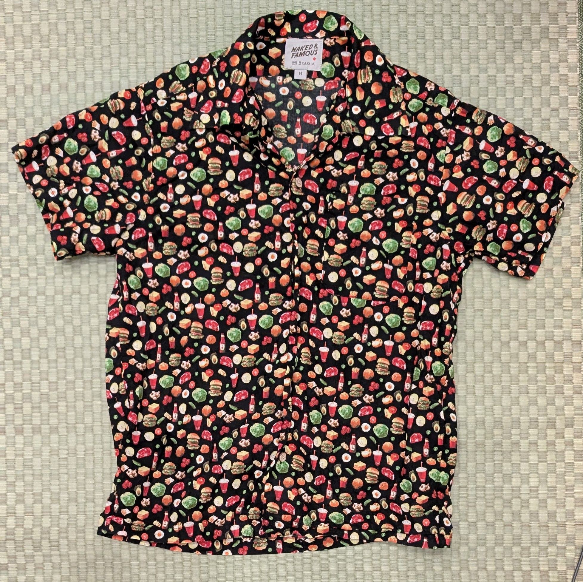 Naked & Famous Naked & Famous Aloha Shirt Vintage Fast Food Made in Canada Size US M / EU 48-50 / 2 - 1 Thumbnail