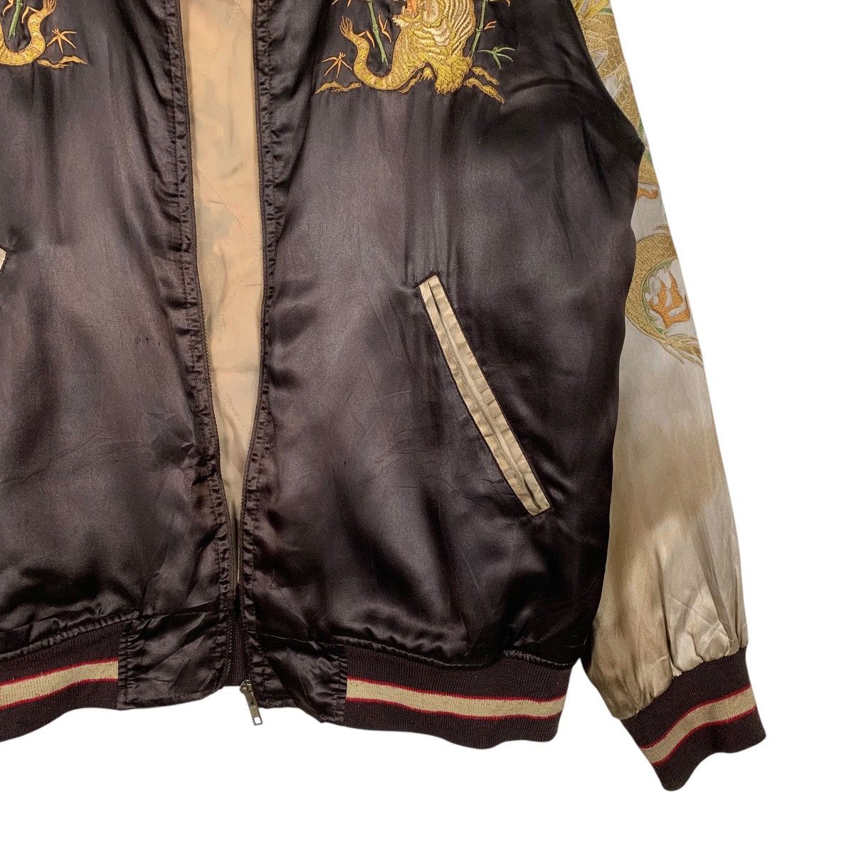 Japanese Brand Japanese Traditional Tiger Dragon Sukajan Jacket Size US M / EU 48-50 / 2 - 4 Thumbnail