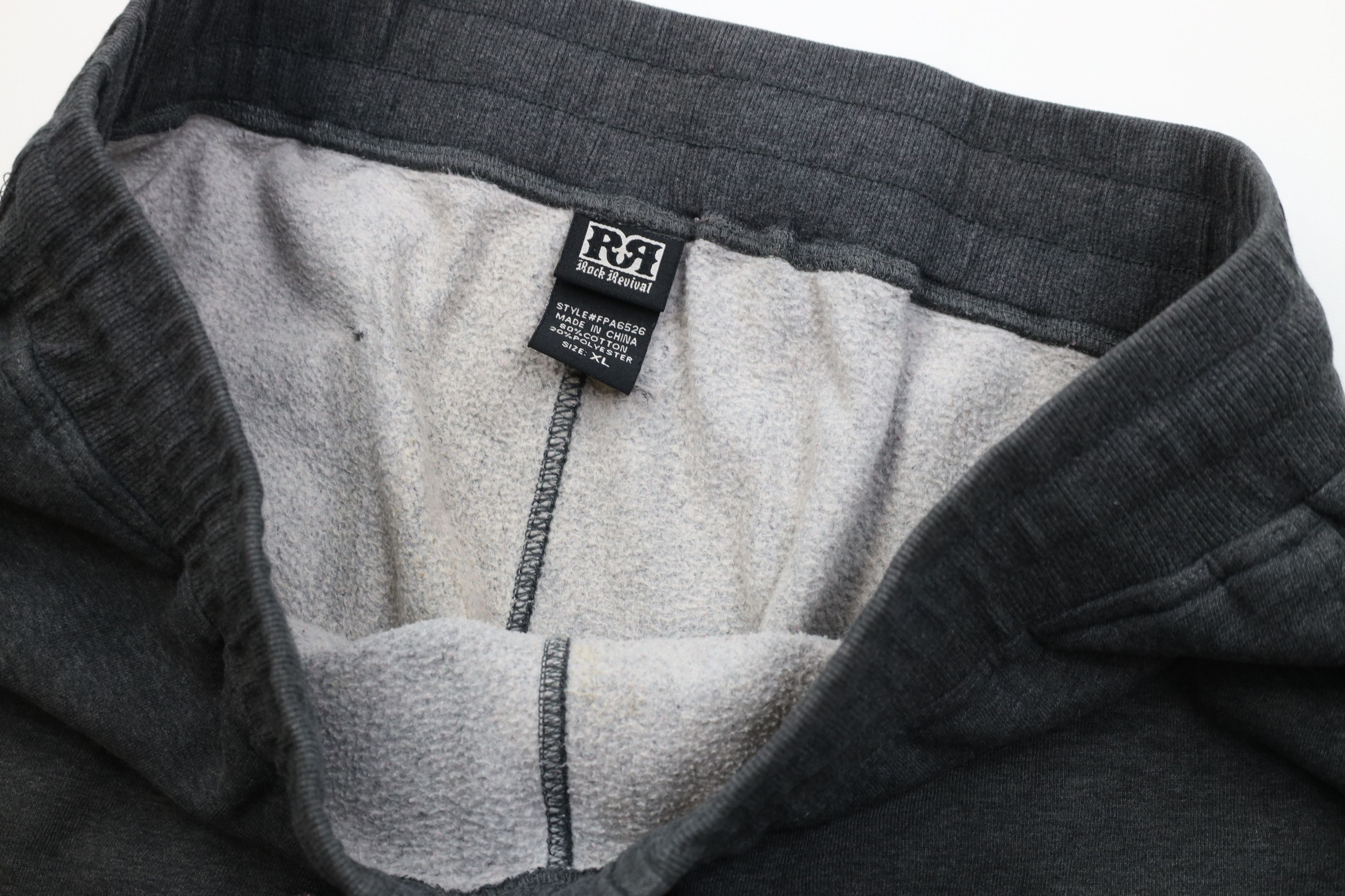 Rock Revival Rock Revival Heavyweight Sweatpants Joggers Pants Gray Size US 38 / EU 54 - 9 Thumbnail
