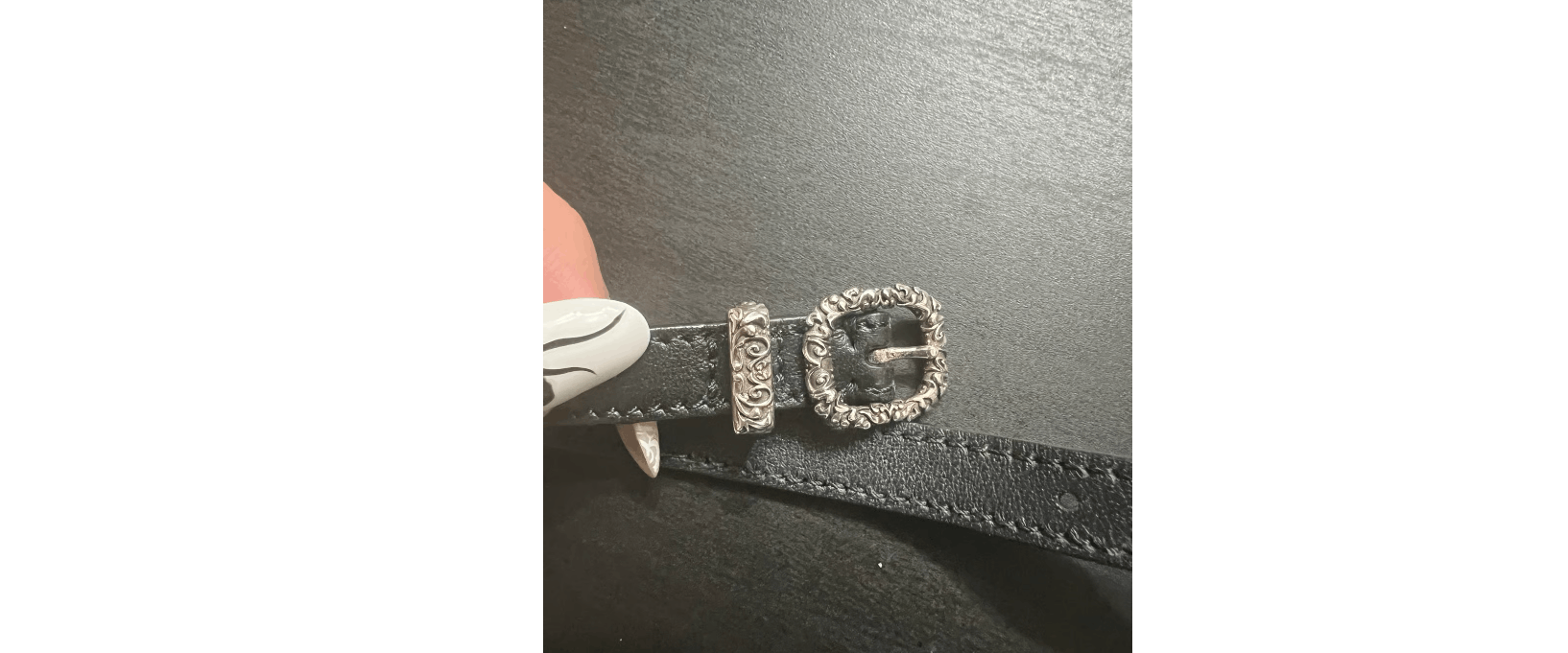 Emanuele Bicocchi Emanuele Bicocchi Black Leather Buckled Small Bracelet Size ONE SIZE - 4 Thumbnail