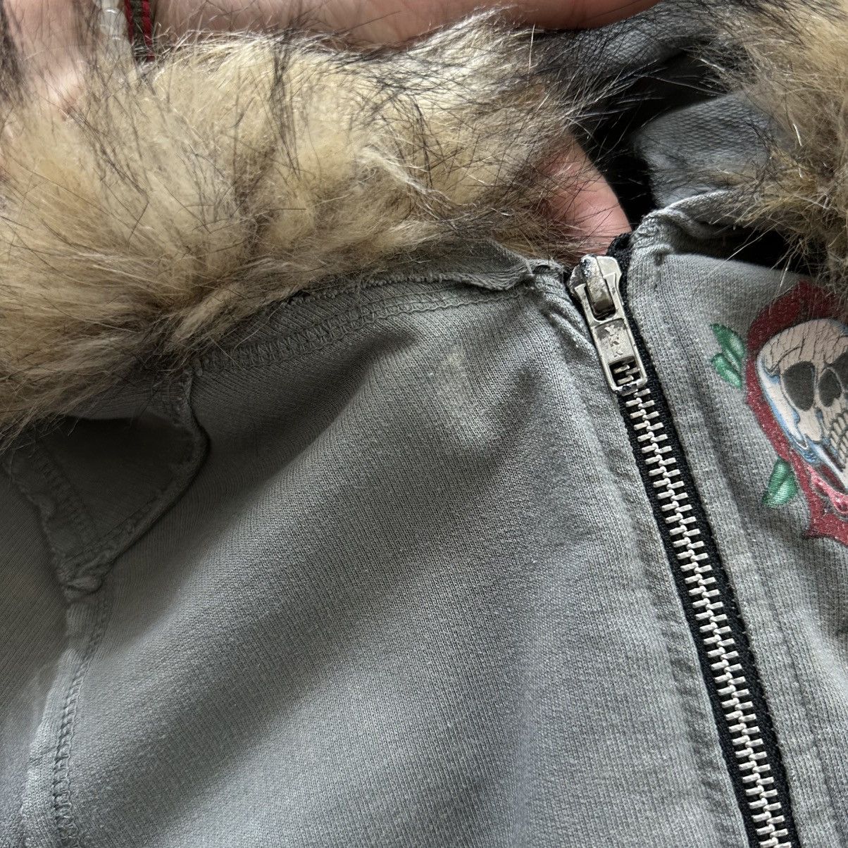 Hysteric Glamour × Undercover Tribal If Six Was Nine Ed Hardy Style Fur Zip Hoodie Jacket Size S / US 4 / IT 40 - 12 Thumbnail