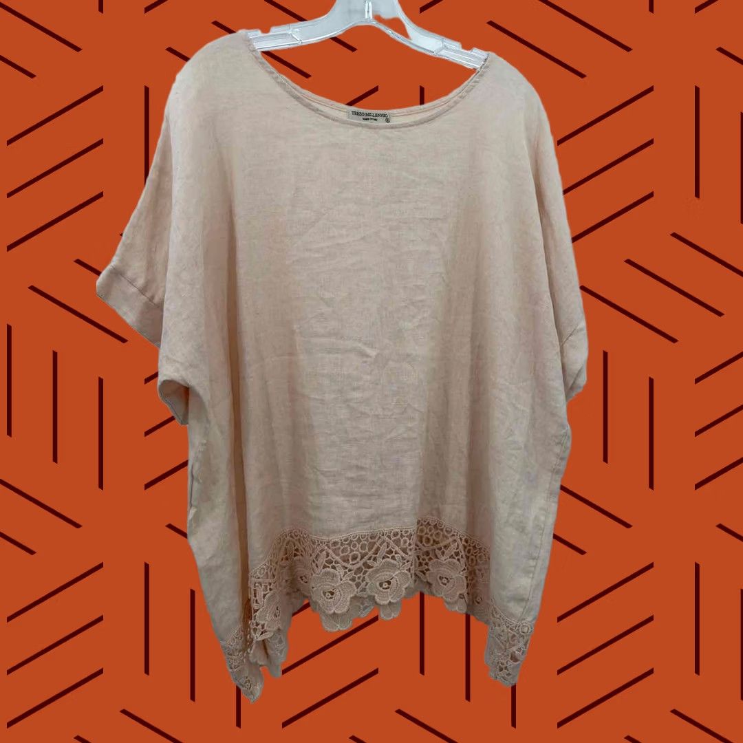 Soft Surroundings Pre-Owned Soft Surroundings Green Size Small Blouse Size S / US 4 / IT 40 - 1 Thumbnail